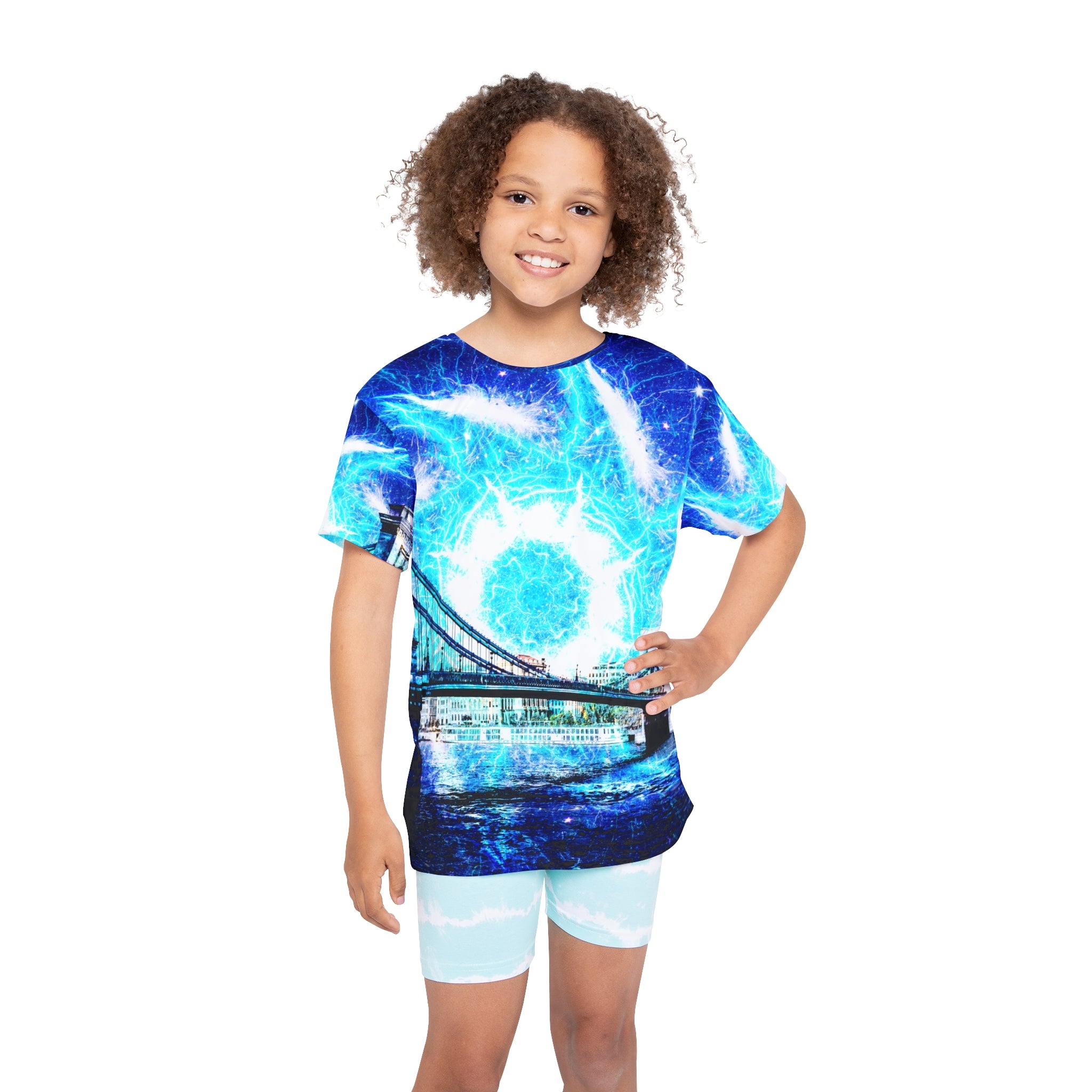 Katerina's Electrical Dragon Fire Desires Budapest Dreams Kids Sports Jersey