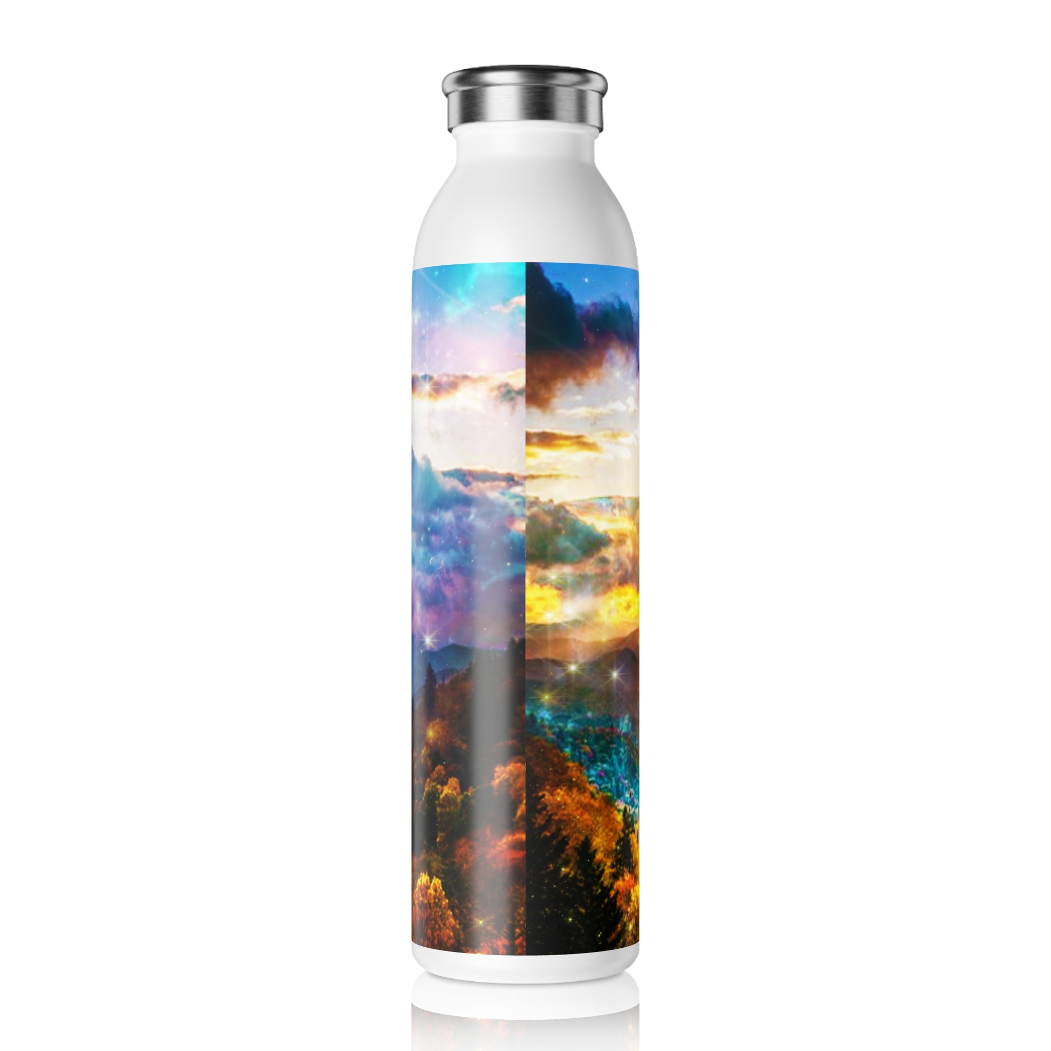 Katerina's Smoky Mountain Memories Dreams Dreams Slim Water Bottle