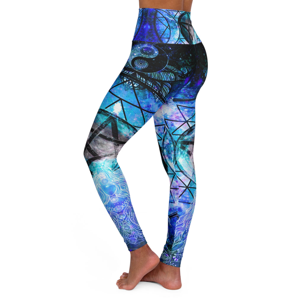 Amen Jin's Memories of Yesterday Magical Awakening Meditations Yoga Leggings