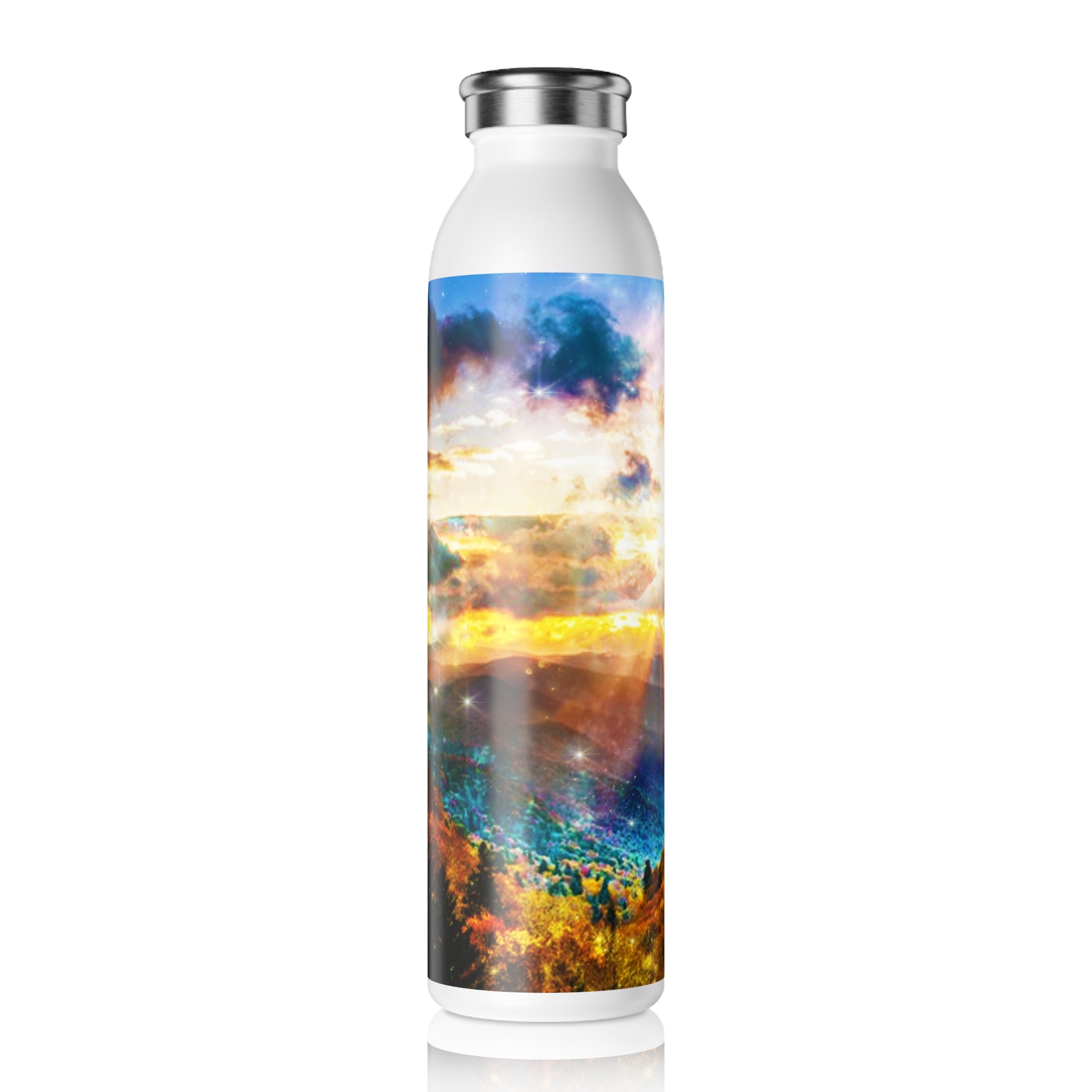 Katerina's Smoky Mountain Memories Dreams Dreams Slim Water Bottle
