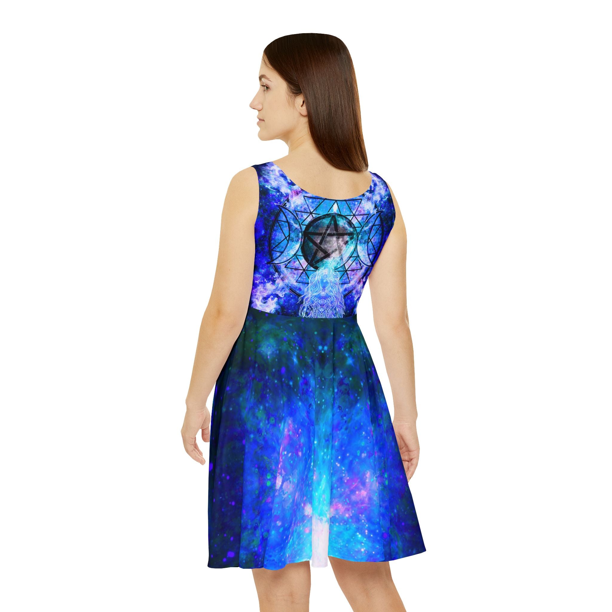 Amen Jin's Memories of Yesterday Magical Awakening Meditations Skater Dress