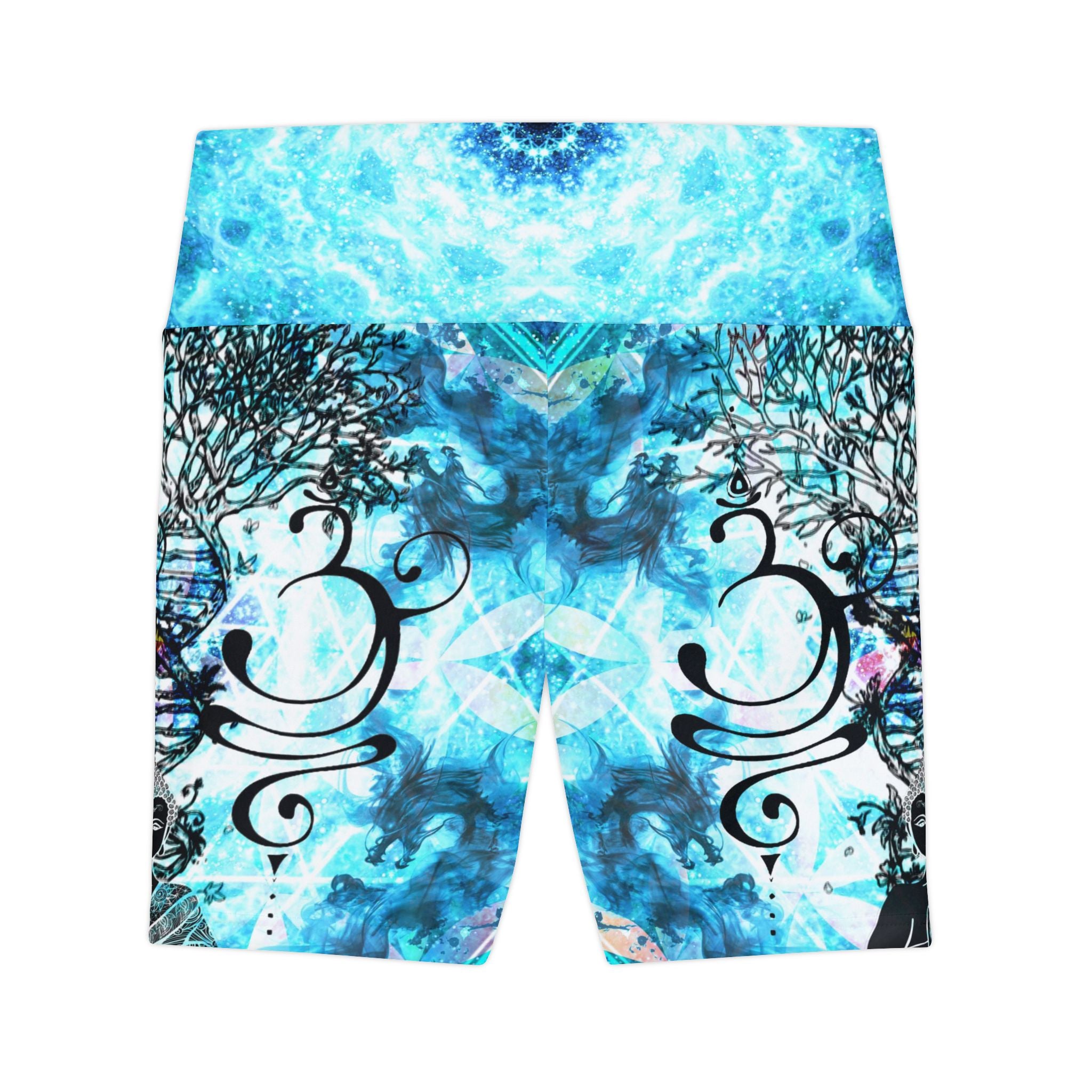 Amen Jin's all the White Horses Buddha Meditations W Workout Shorts