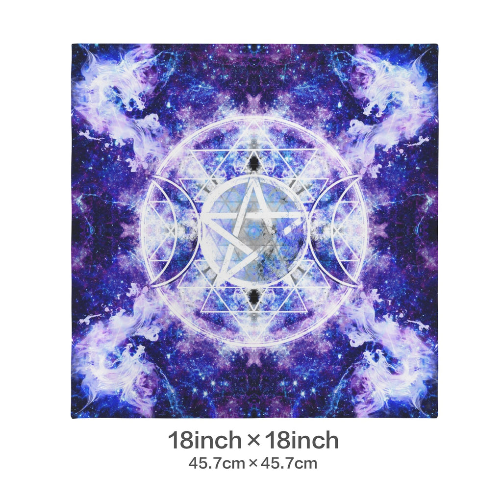 Amen Jin's Katerina's Dracularian Dragoness Triple Goddess Meditations Custom Pillow Cases 18" x 18" (2-Pack) | Ships from USA