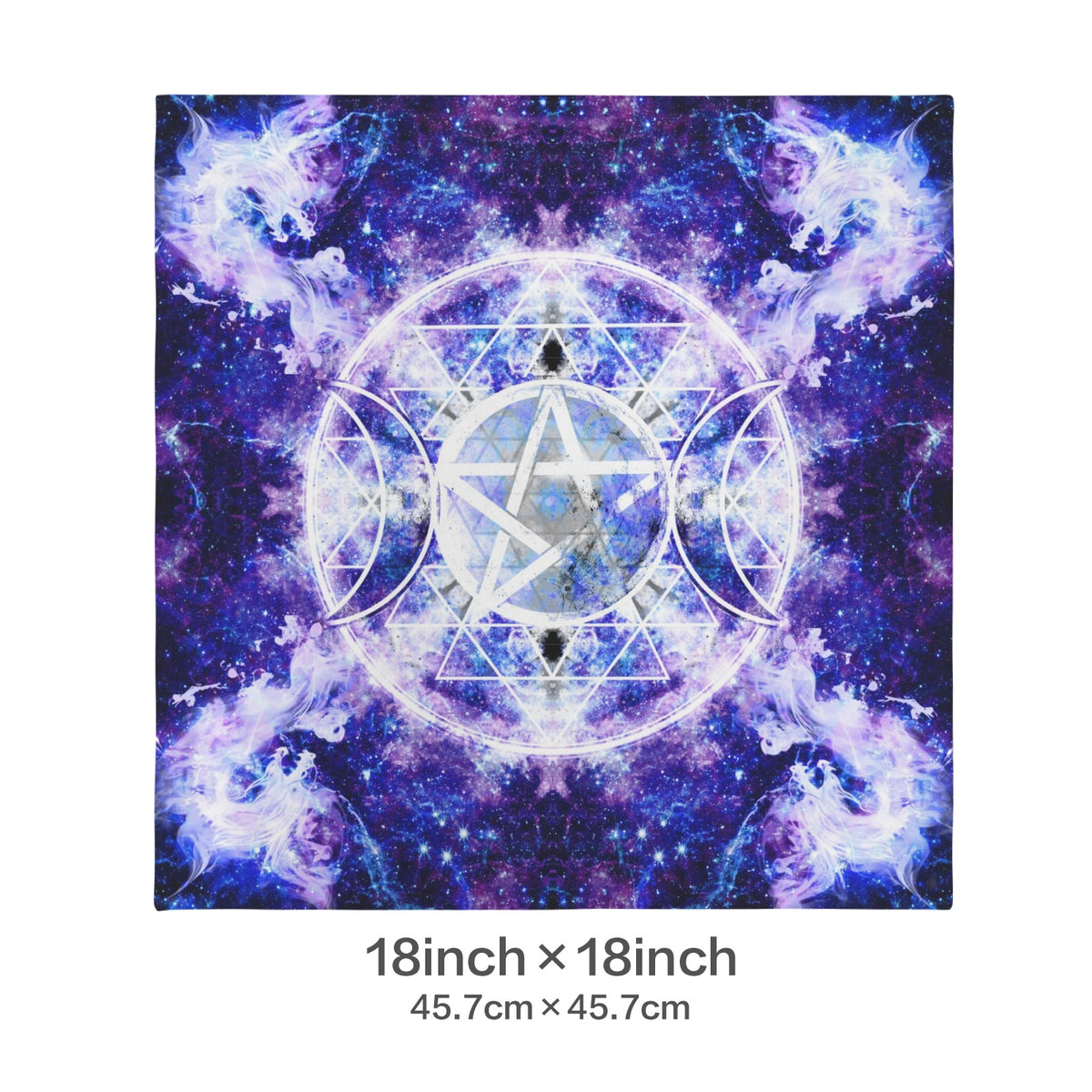 Amen Jin's Katerina's Dracularian Dragoness Triple Goddess Meditations Custom Pillow Cases 18" x 18" (2-Pack) | Ships from USA