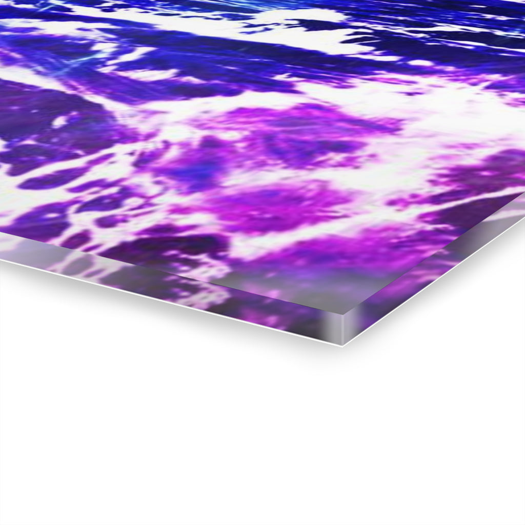 Amethyst Cosmic Falls Dreams Acrylic Prints (French Cleat Hanging)