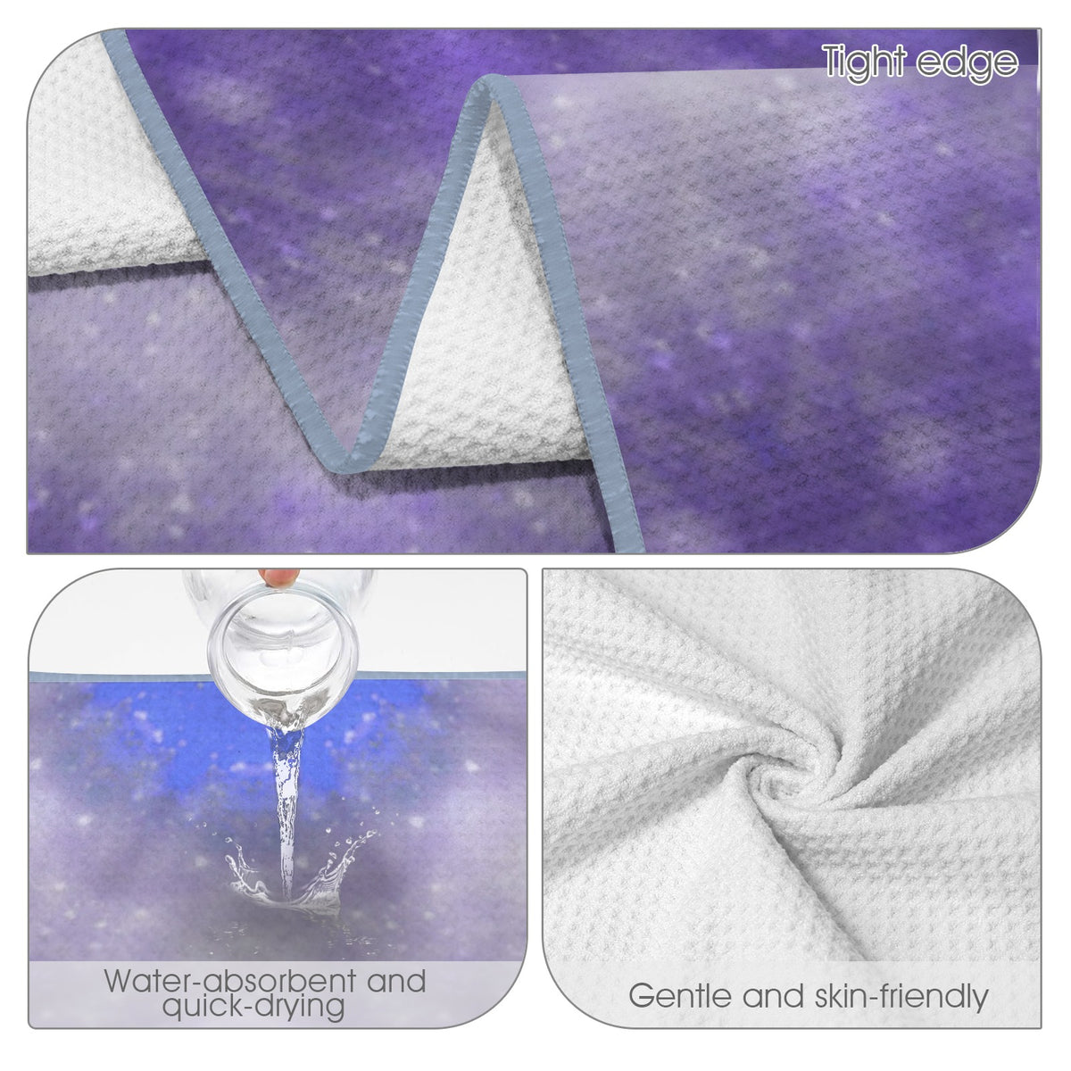 Katerina's We Will Go Home Desires Waffle Weave Bath Towel 29" x 58" | Ships from USA