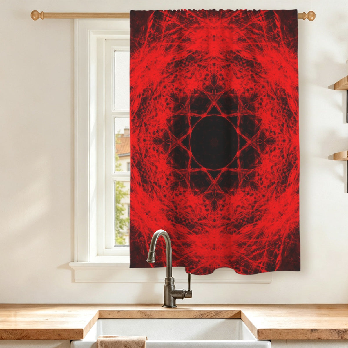 Katerina's Waiting for Hello Desires Window Curtain 27.6" x 39.4" ( 1 Piece ) | Ships from USA