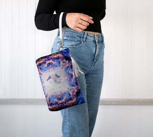 Amen Jin's Forgiveness Desires Yin Yang Meditations Vegan Leather Makeup Bag