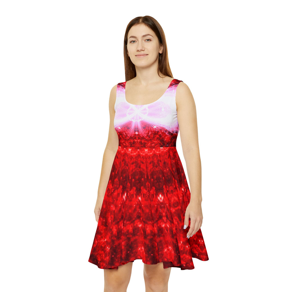 Katerina’s Battle Symphony Red Instead Desires 2022 Women's Skater Dress