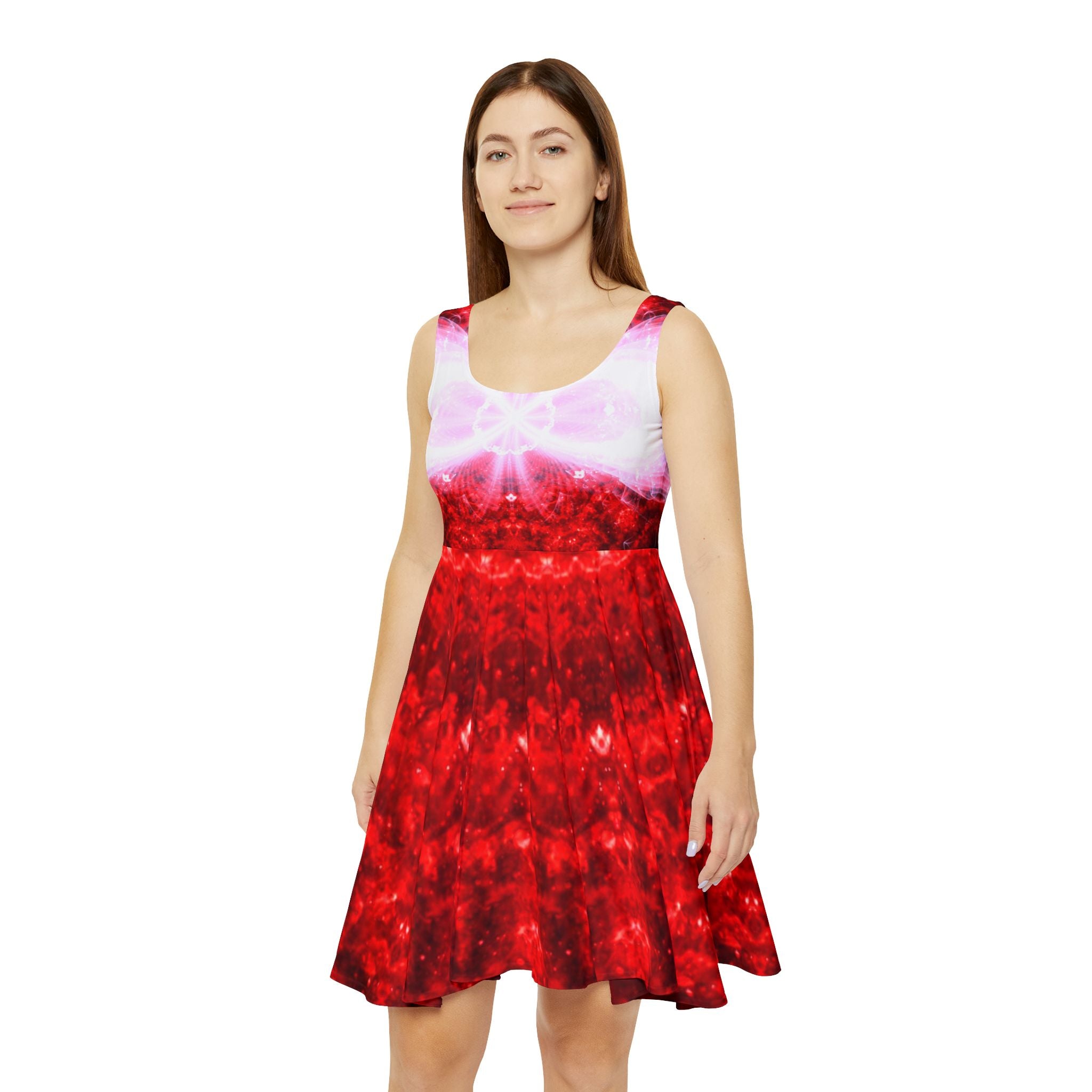 Katerina’s Battle Symphony Red Instead Desires 2022 Women's Skater Dress