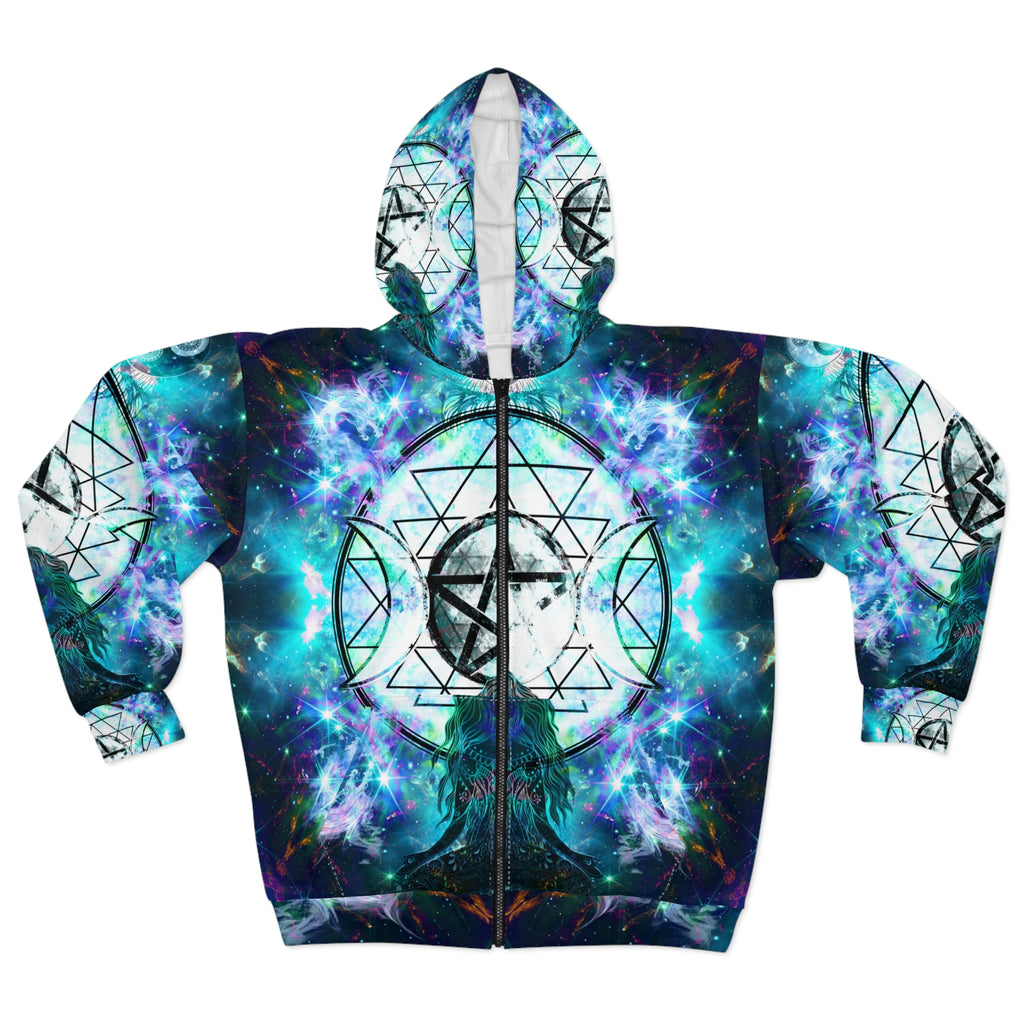 Katerina's Now and Forever Magickal Awakening Meditations Unisex Zip Hoodie