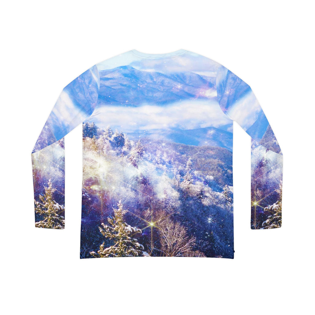 Katerina's Light a Way Smoky Mountain Dreams Women's Long Sleeve V-neck Shirt