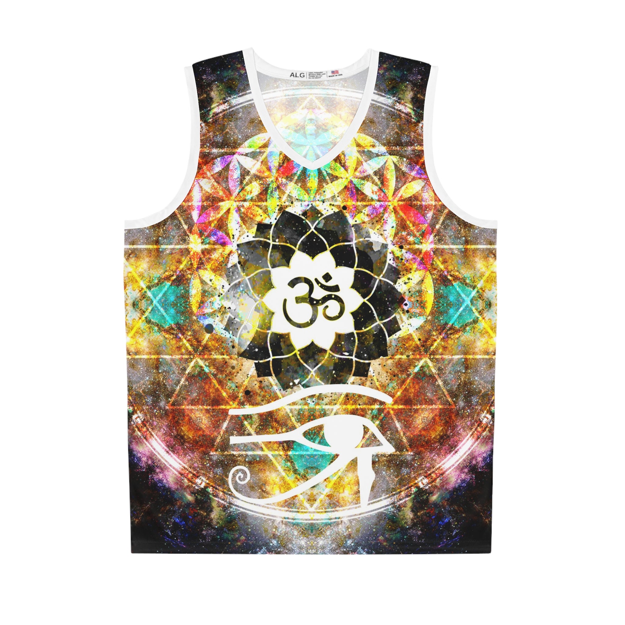 Amen Jin's Breathe Again Fairy Om Meditations Basketball Jersey