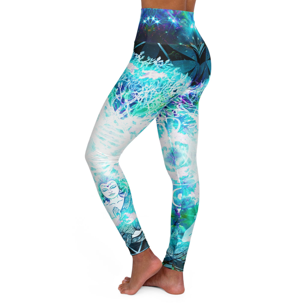 Katerina's Now and Forever Buddha Meditations High Waisted Yoga Leggings