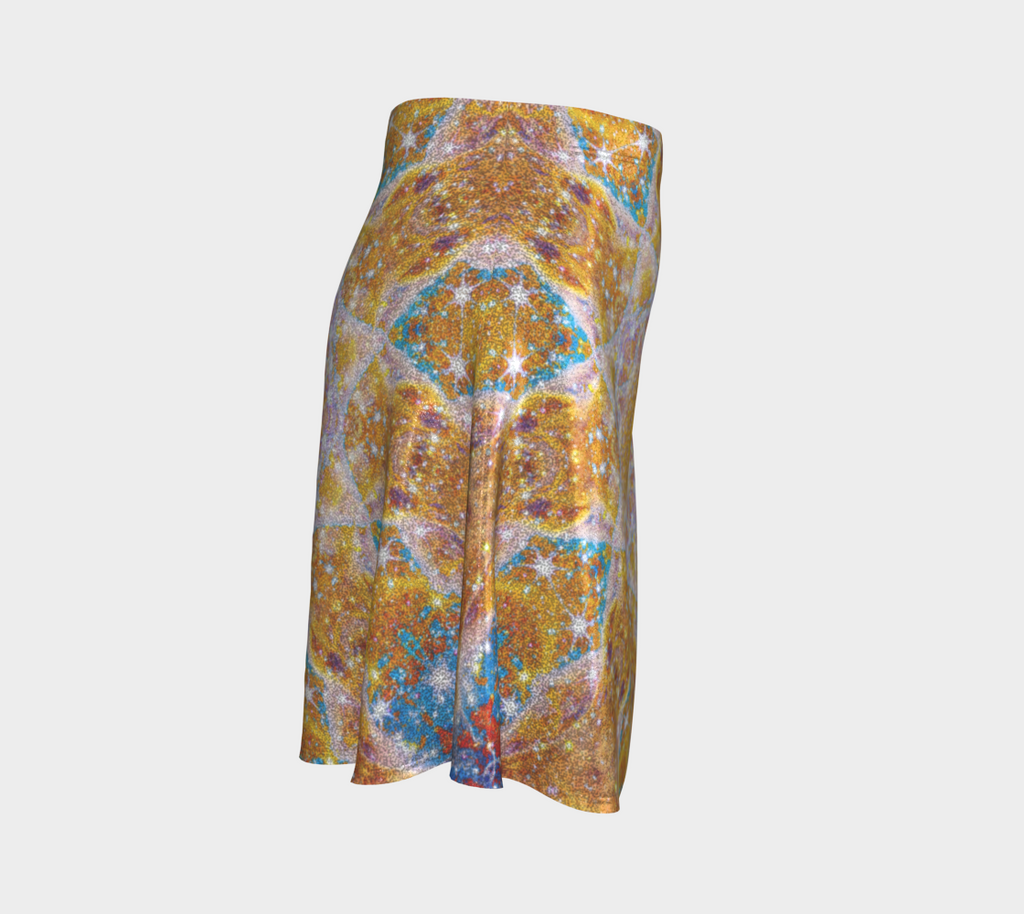 Spirited Marie all the White Horses Desires Flare Skirt