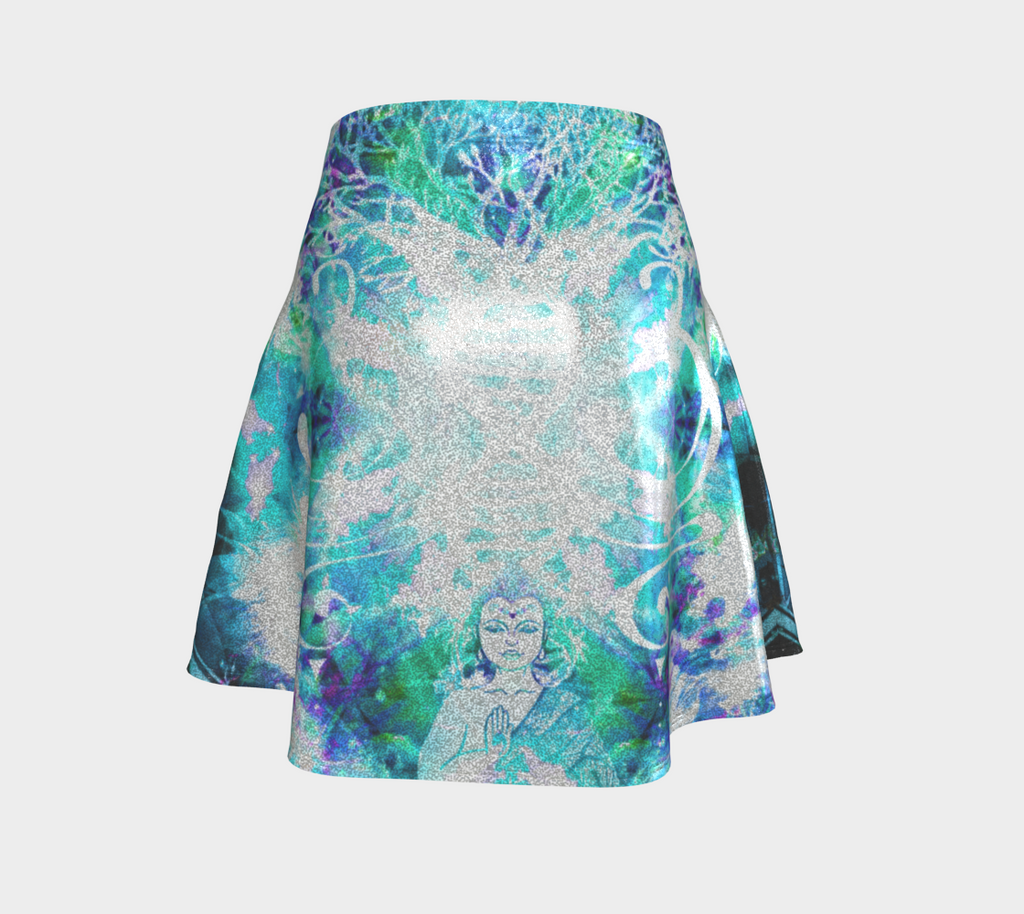 Katerina's Now & Forever Desires Buddha Meditations Flare Skirt