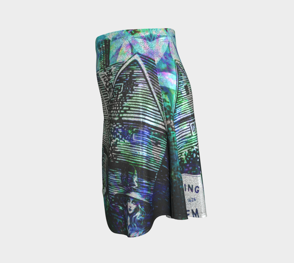Katerina's Now & Forever Desires Salem Witch Meditations Flare Skirt