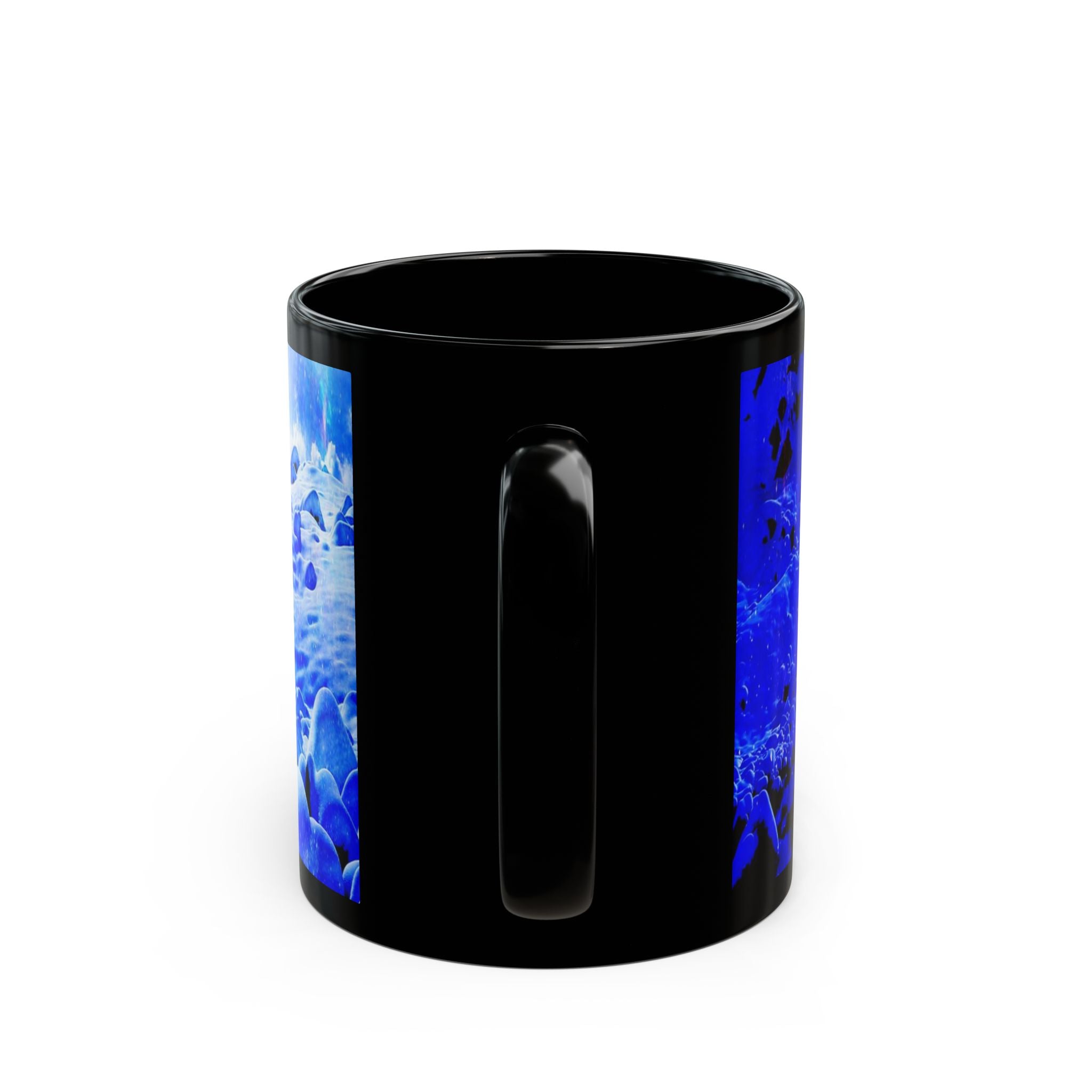 Breathe Again Yule Night Dreams Black Mug
