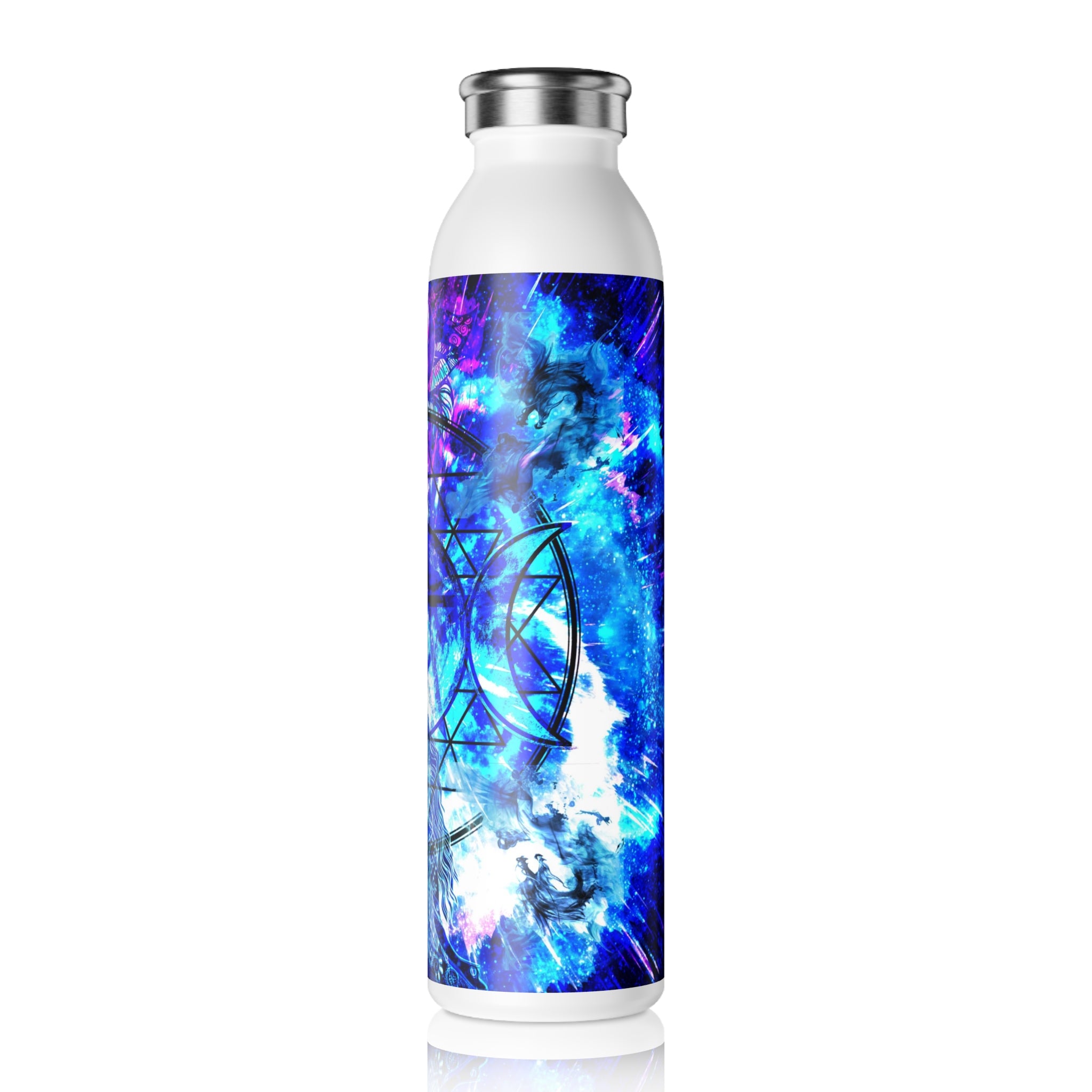 Creation's Magical Awakening Meditations Slim Water Bottle