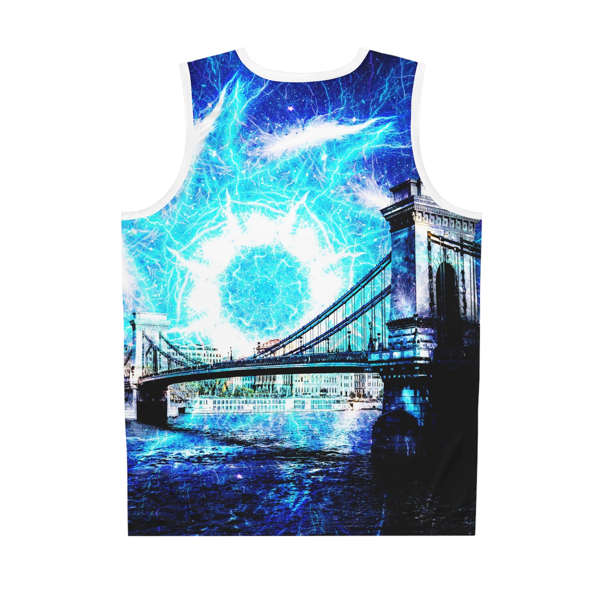 Katerina's Mandala of Electric Dragon Fire Budapest Desires Basketball Jersey