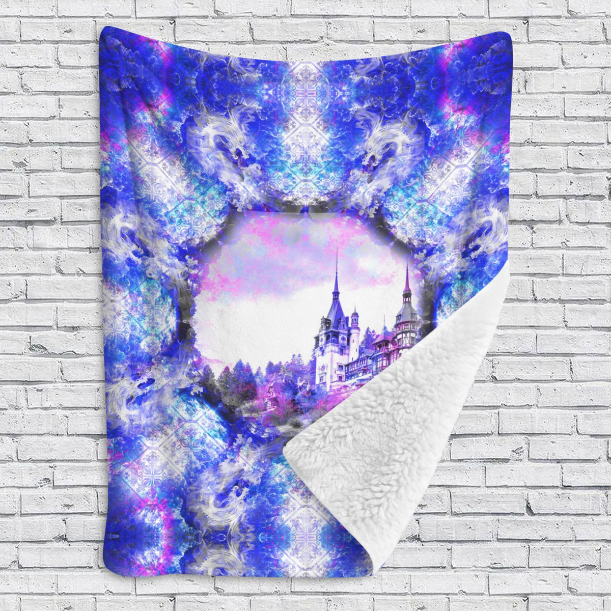 Katerina's I Will Come Again Desires Dragoness Dreams Sherpa Fleece Blanket 60" x 80" | Ships from USA
