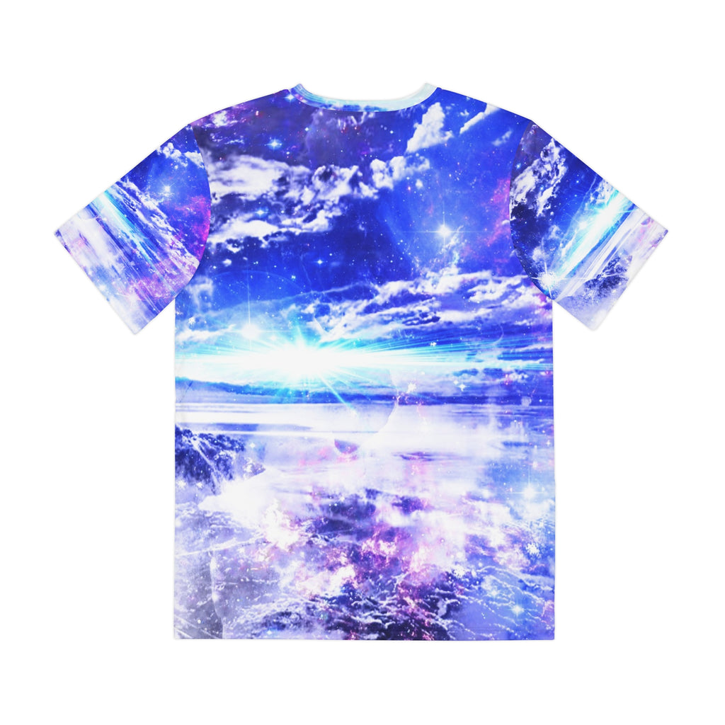 Iridescent Dancing Sea Dreams Men's Polyester T-Shirt