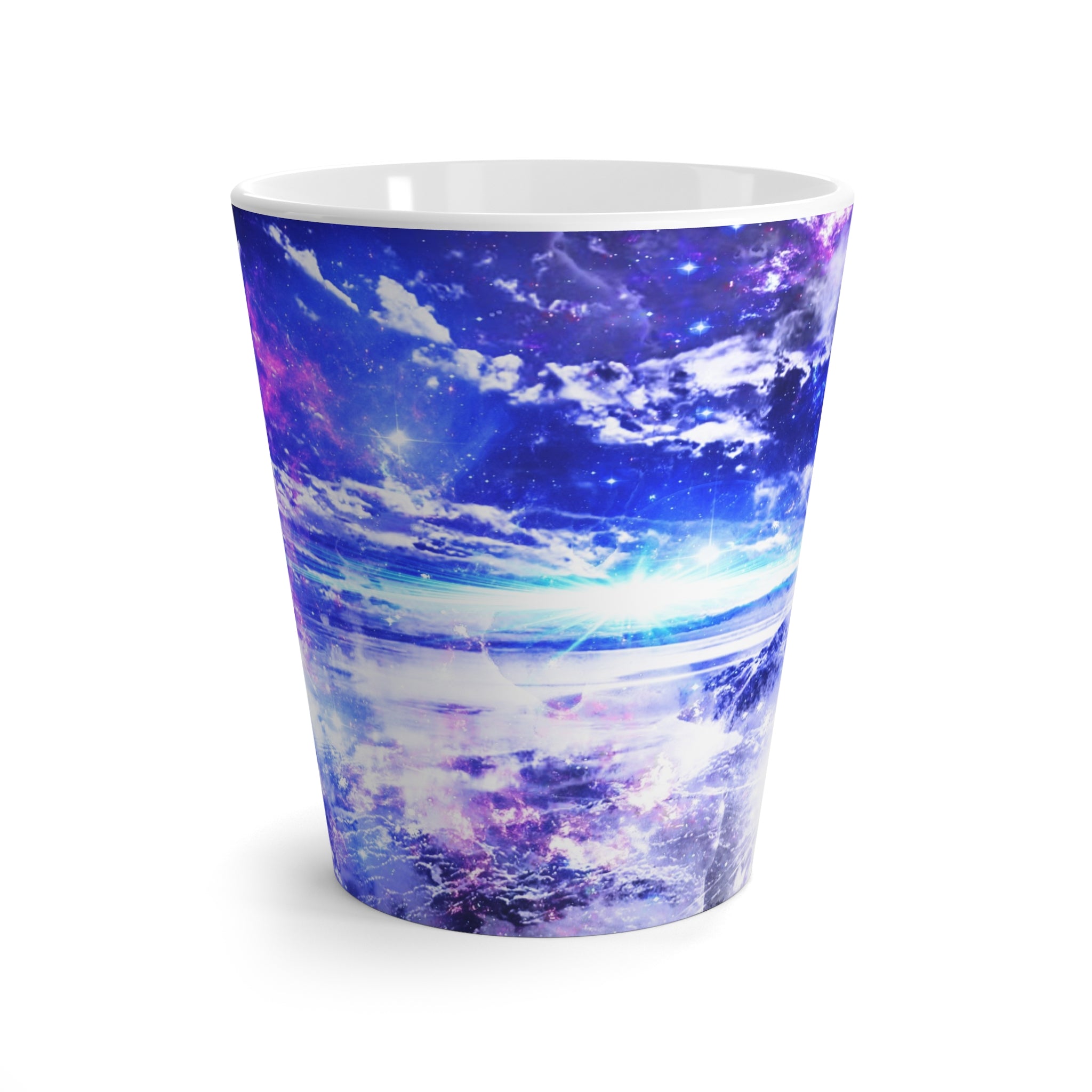 Iridescent Dancing Sea Dreams Latte Mug