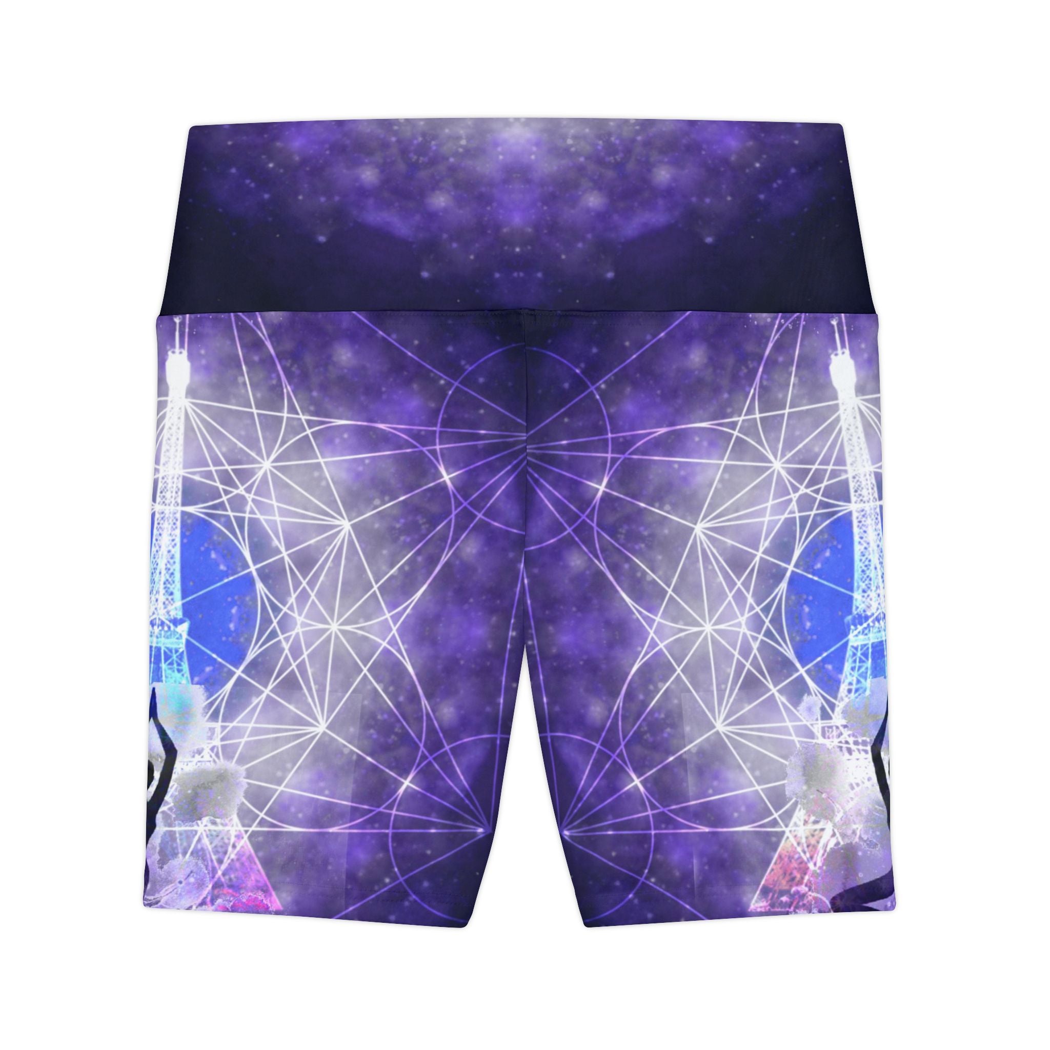 Katerina's We Will Go Home Parisian Meditations Women's Workout Shorts