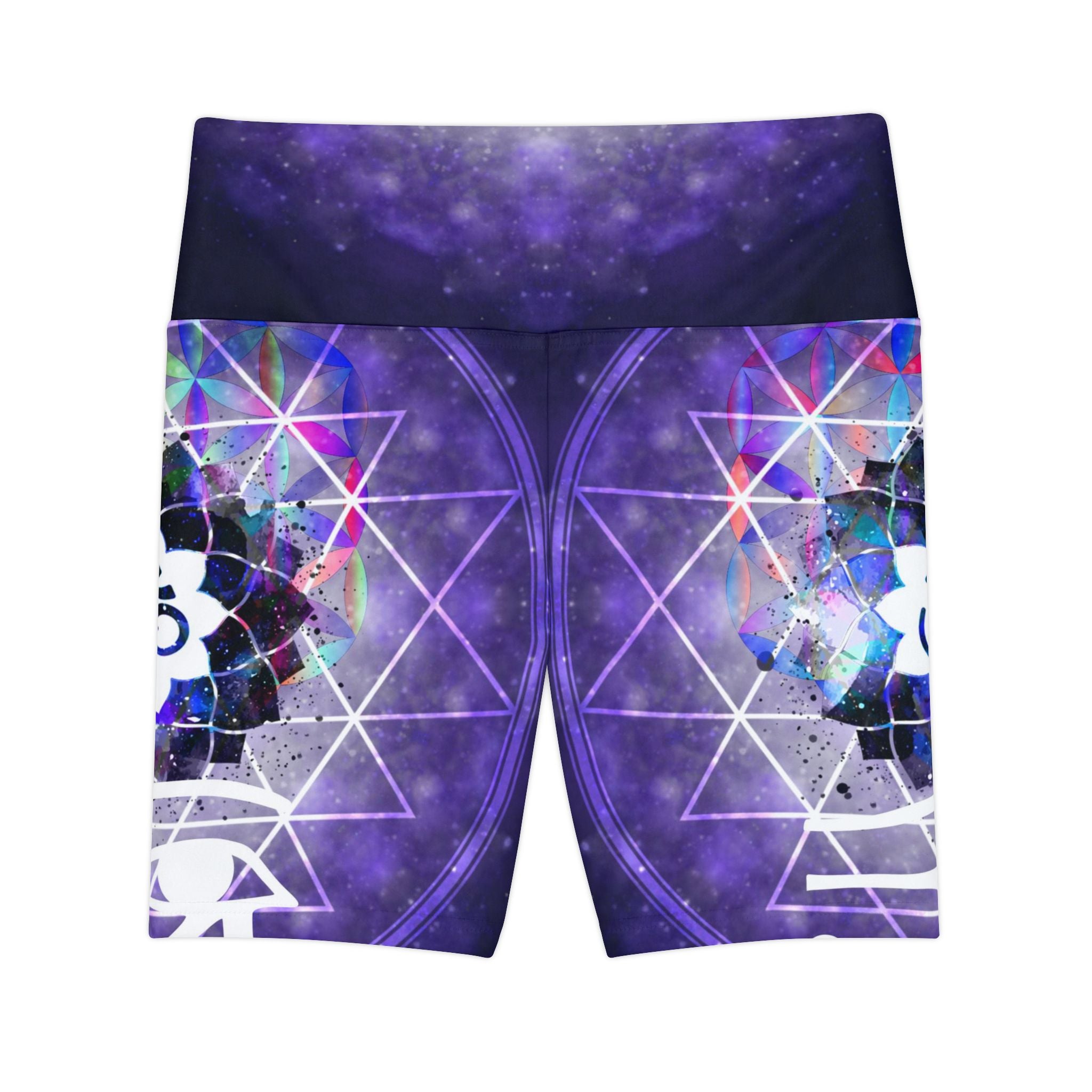 Katerina's We Will Go Home Fairy Om Meditations Women's Workout Shorts