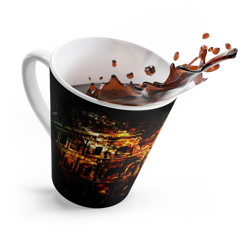 Breathe Again Dreams of Roman Patterns Past Latte Mug
