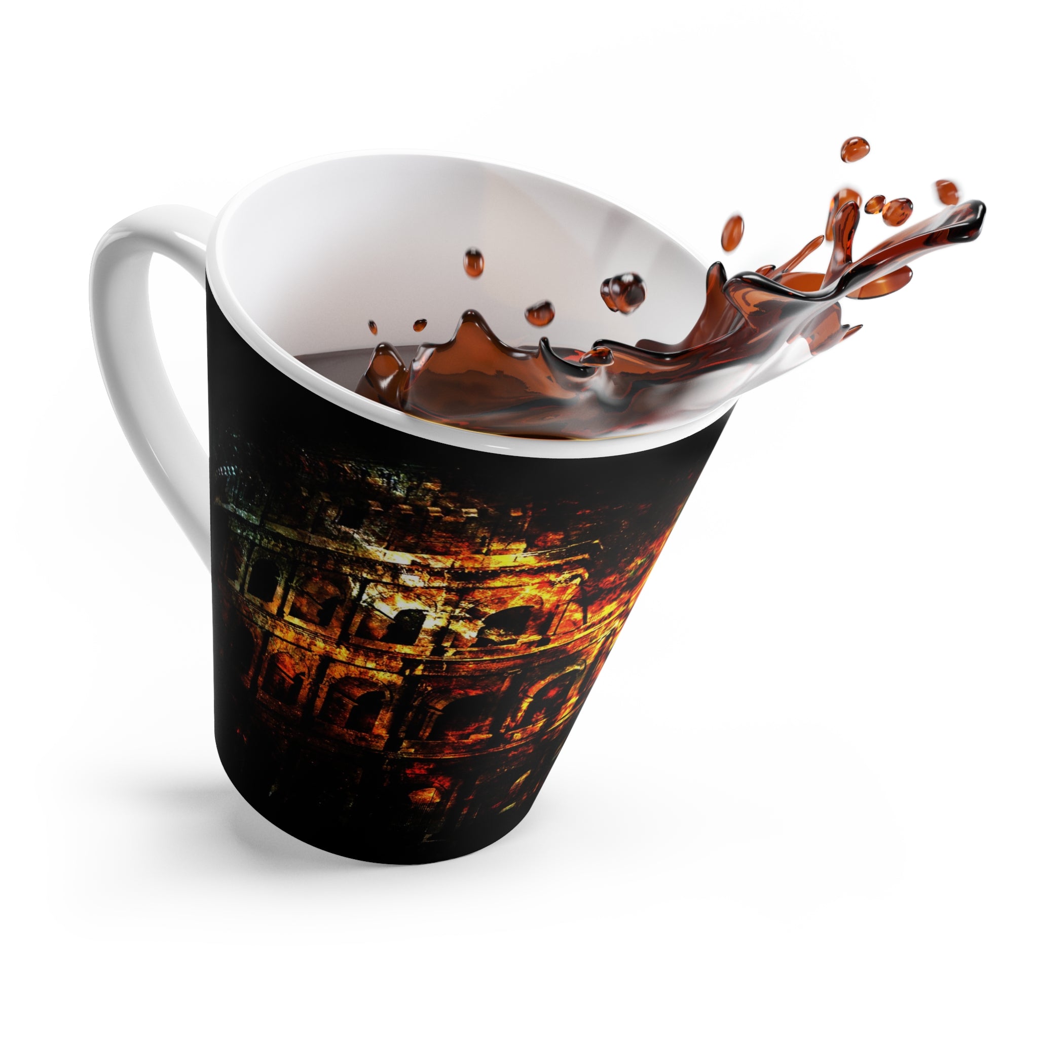 Breathe Again Dreams of Roman Patterns Past Latte Mug