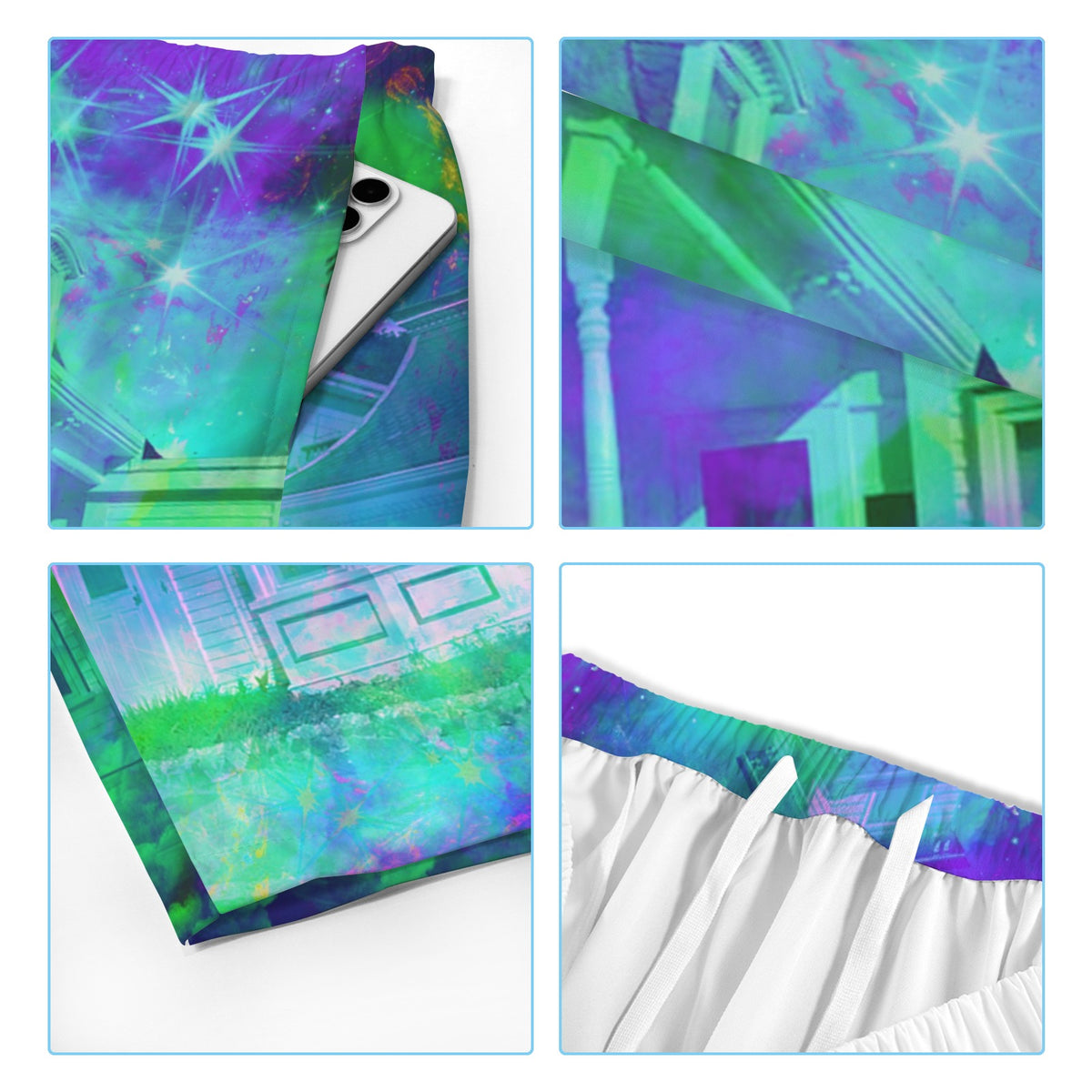 Katerina's Now & Forever Hocus Pocus Desires Men's All Over Print Beach Shorts (Sets 26) | Ships from USA