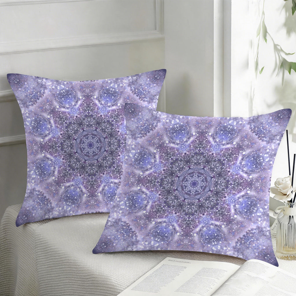 Katerina's Lilac Star Desires Custom Pillow Cases 18" x 18" (2-Pack) | Ships from USA