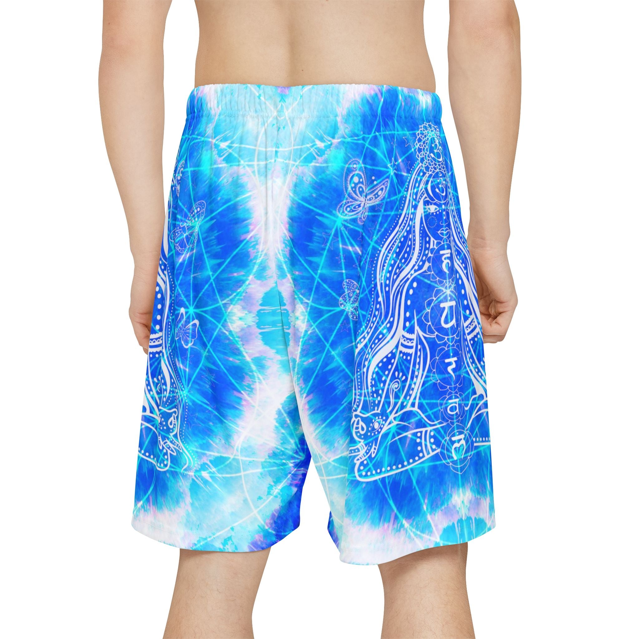 Amen Jin's Blue Sun Cosmic Meditations  Men’s Sports Shorts