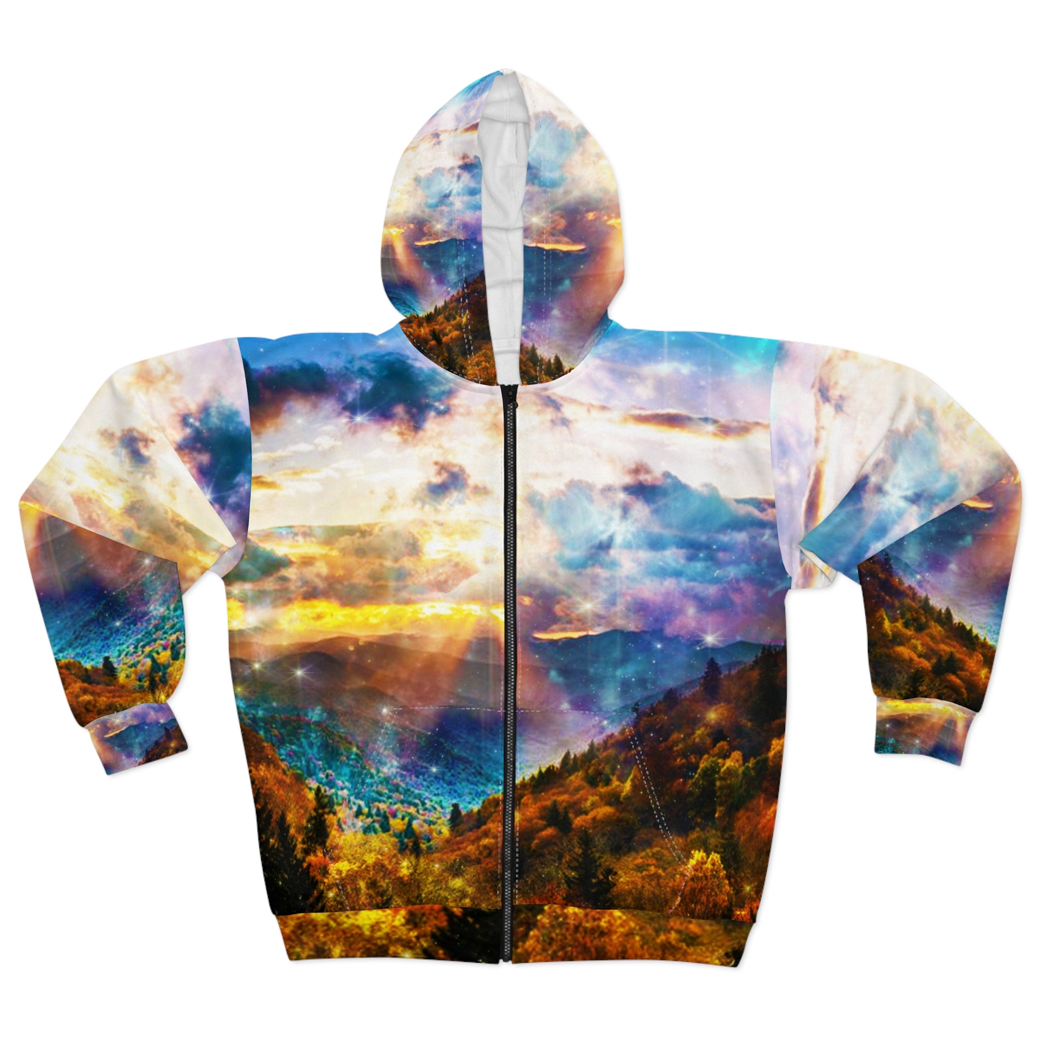 Katerina's Smoky Mountain Memories Dreams Unisex Zip Hoodie