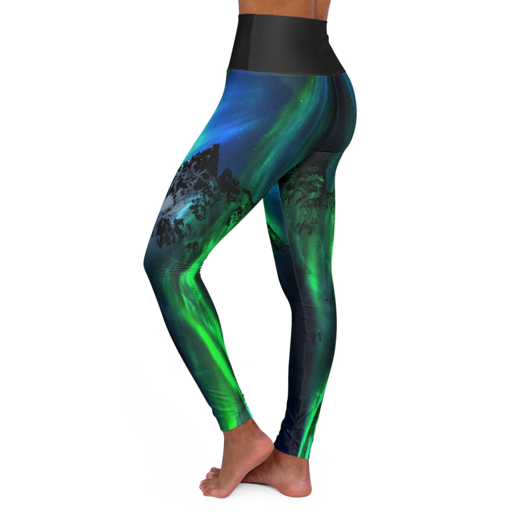 Song of the Mountain Dreams High Waisted Yoga Leggings