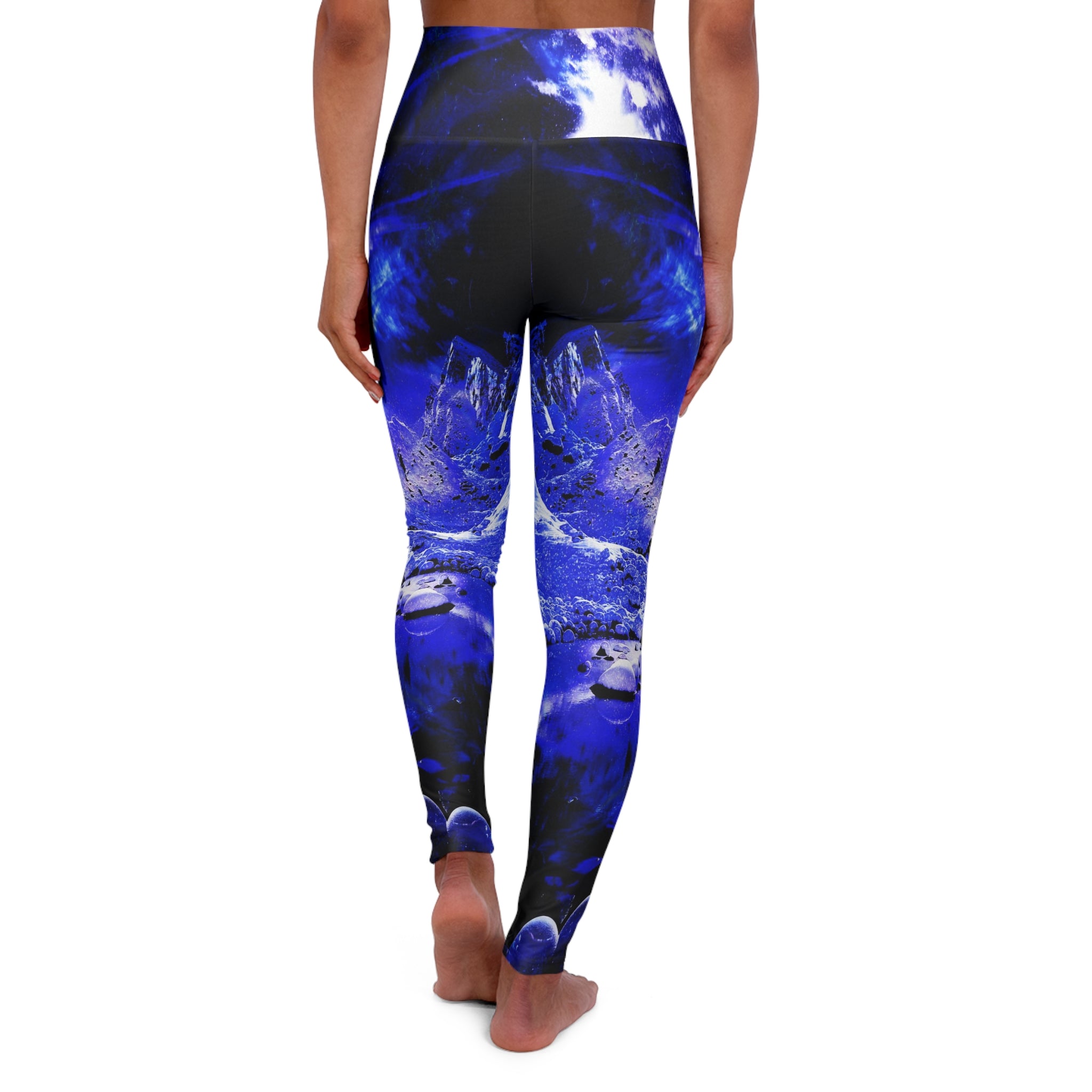 Yule Night Dreams High Waisted Yoga Leggings