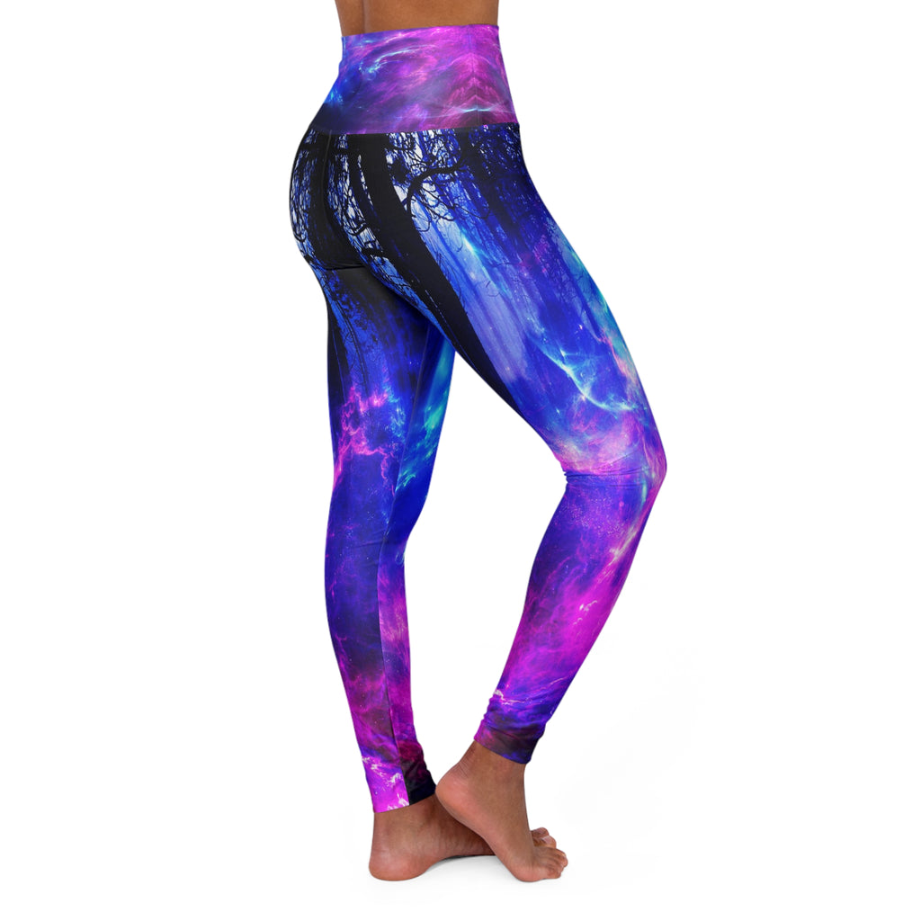 Amethyst Mystic Night Dreams High Waisted Yoga Leggings