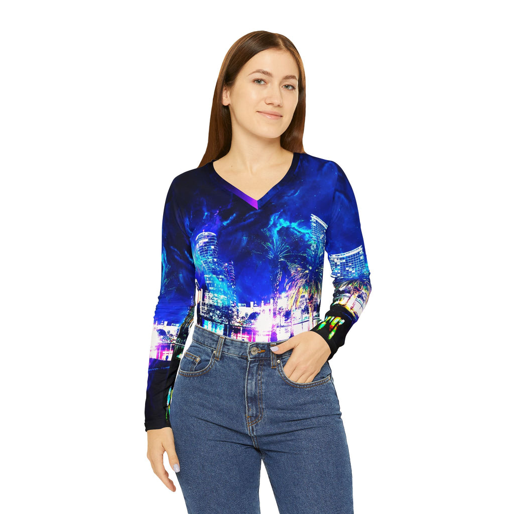 Ad Amorem Amisi Orlando Dreams Long Sleeve V-neck Shirt