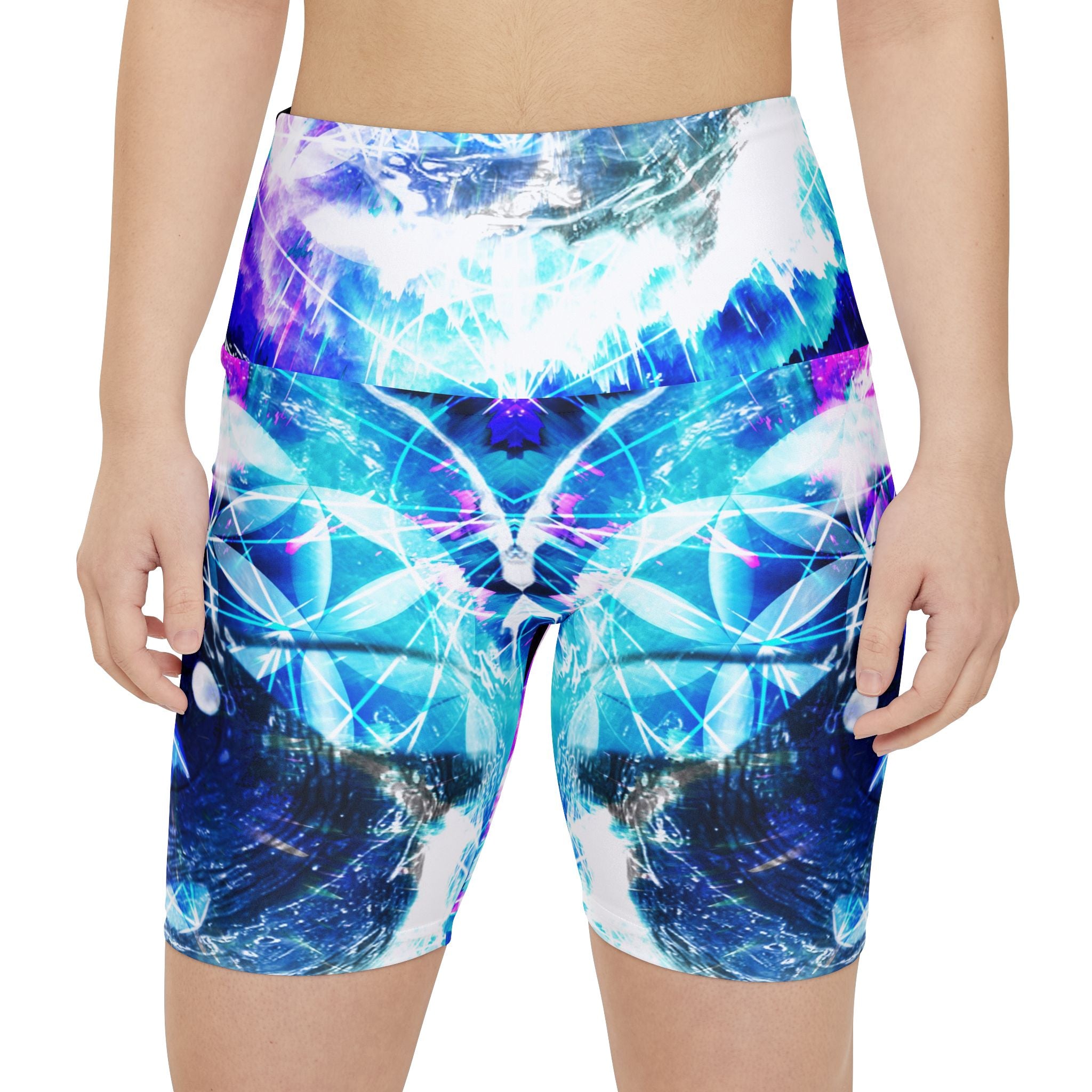 Creation's Koi Meditations Women's Workout Shorts