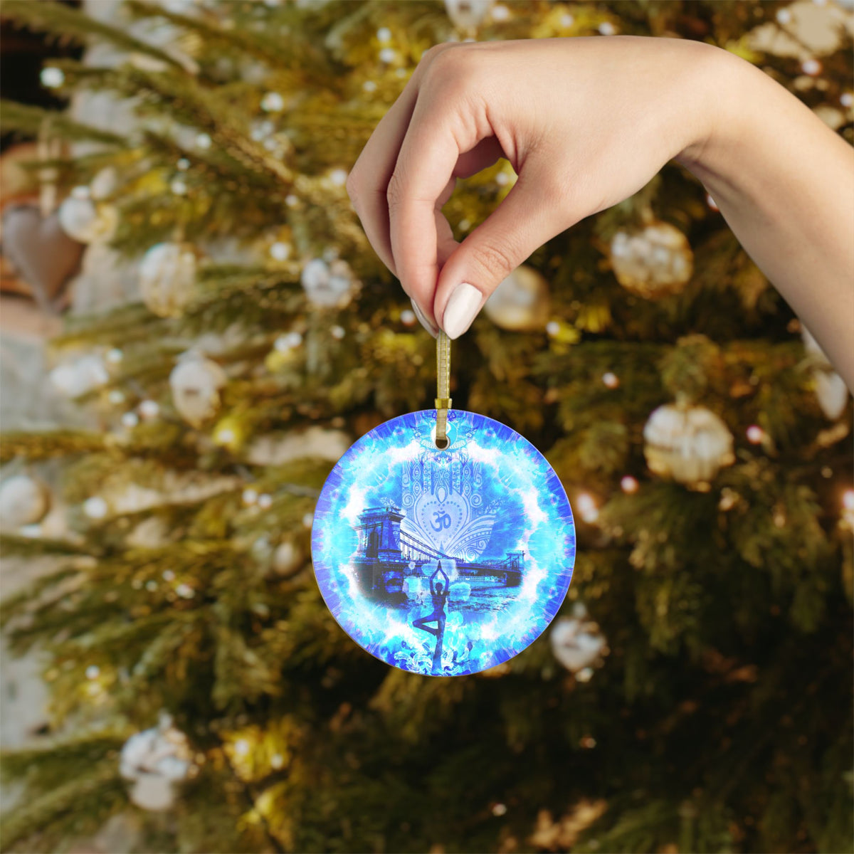 Amen Jin's Blue Sun Budapest Meditations Glass Ornaments