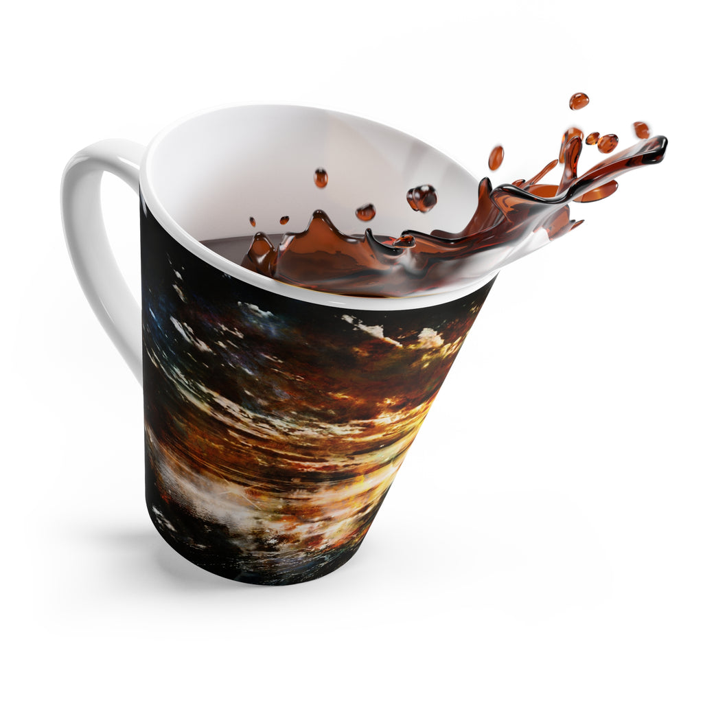 Breathe Again Dancing Sea Dreams Latte Mug