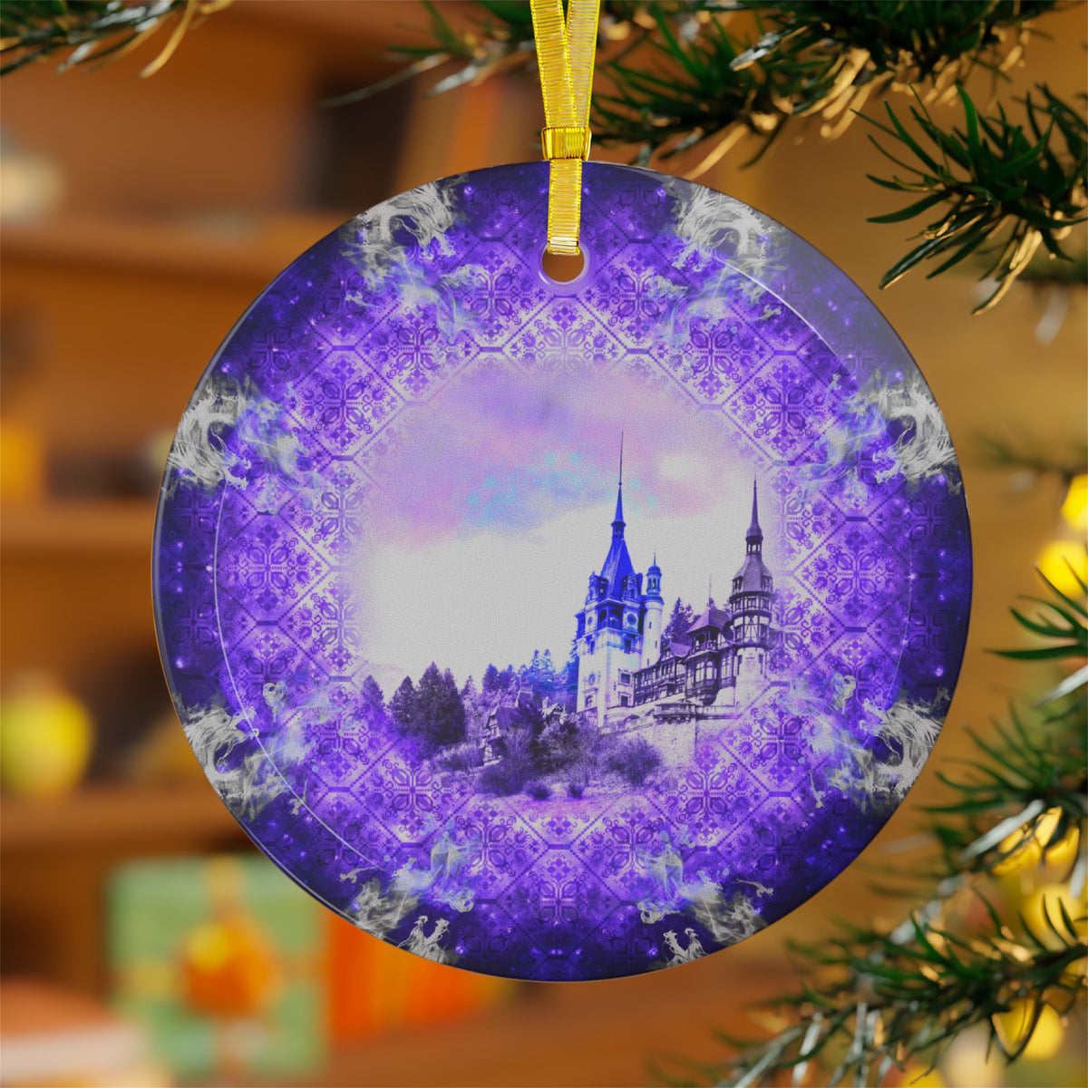 Katerina's We Will Go Home Dragoness Dreams Glass Ornaments