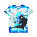 Amen Jin's Mandala of Dragon Fire Koi Meditations Kids Sports Jersey