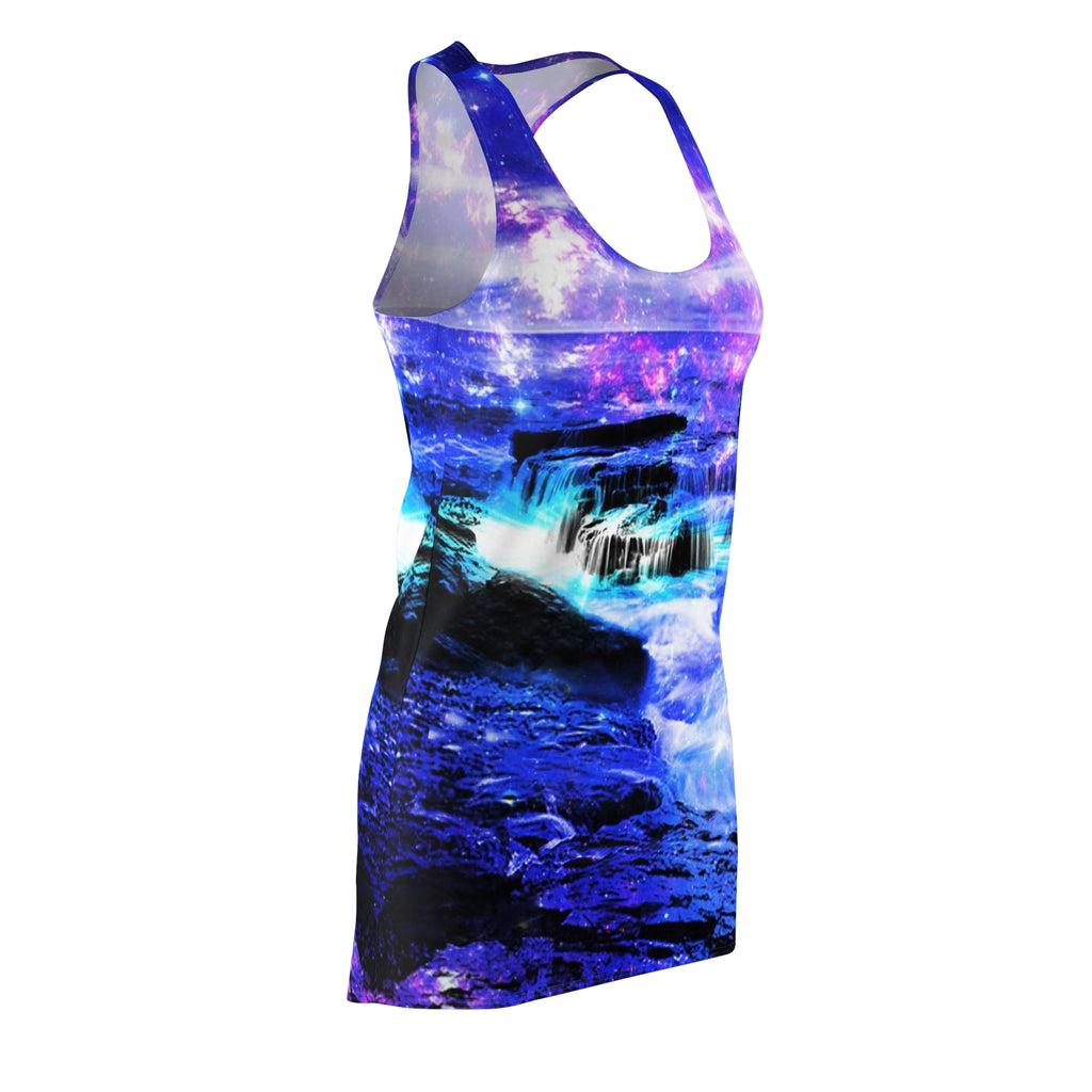 Iridescent Majical Sea Dreams Women's Racerback Dress