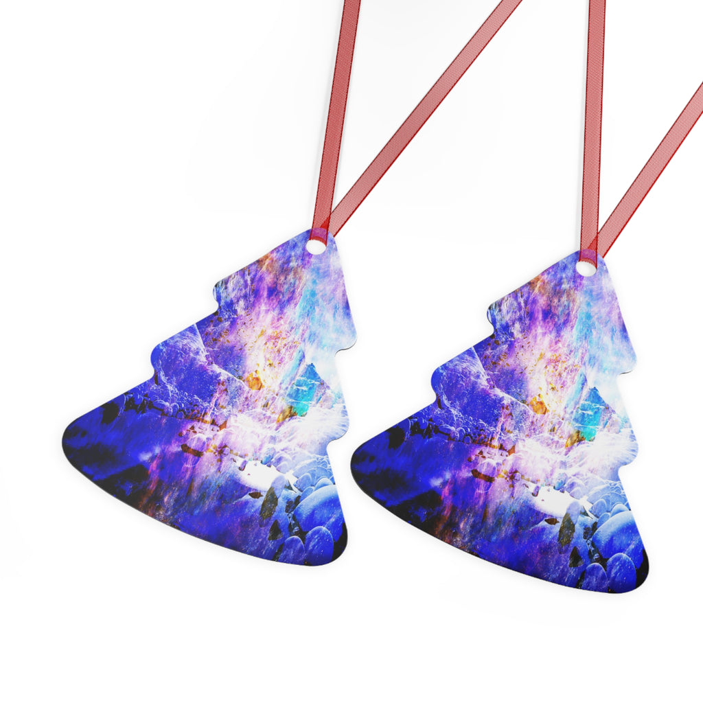 Breathe Again Yule Night Dreams Metal Ornaments