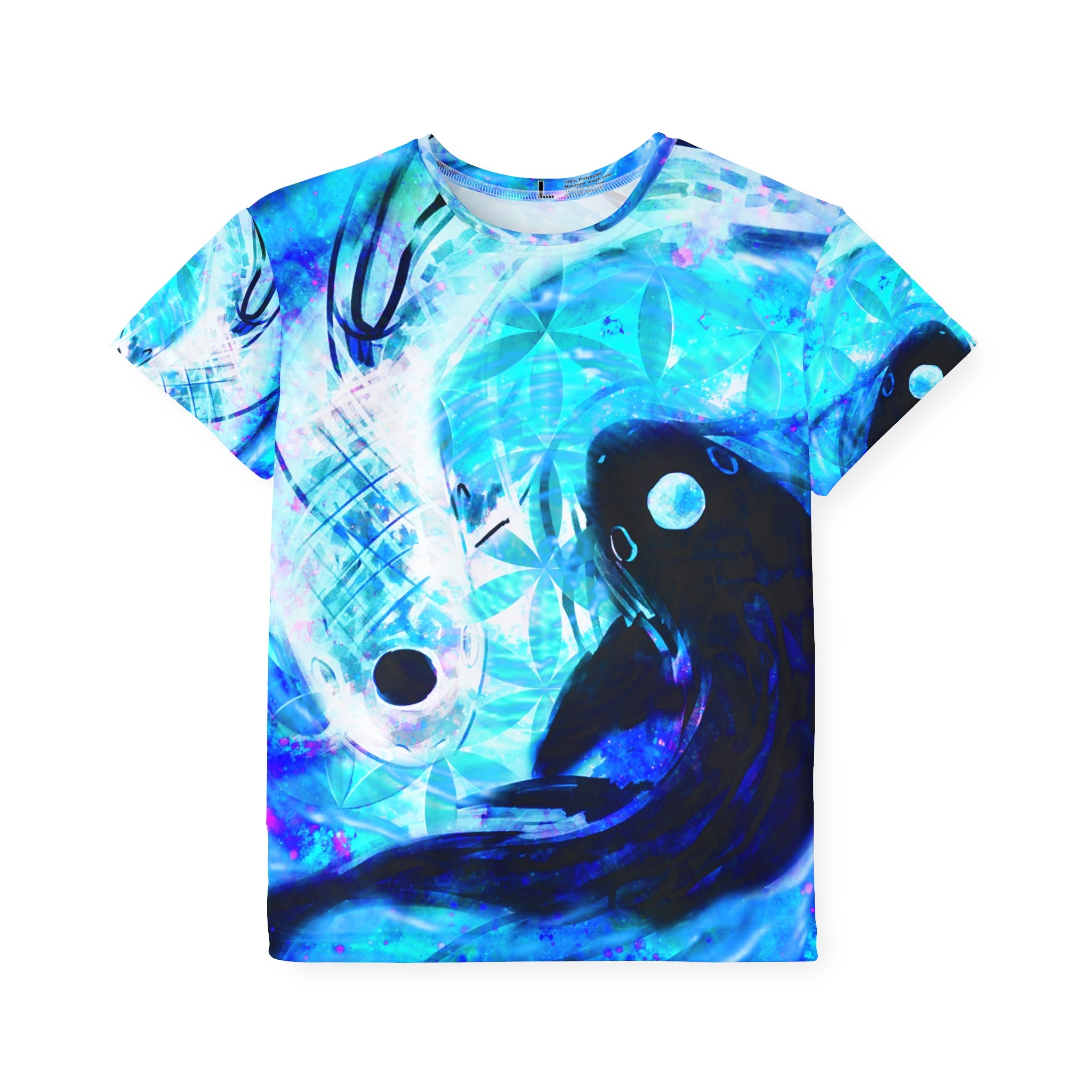 Amen Jin's Memories of Yesterday Koi Meditations Kids Sports Jersey