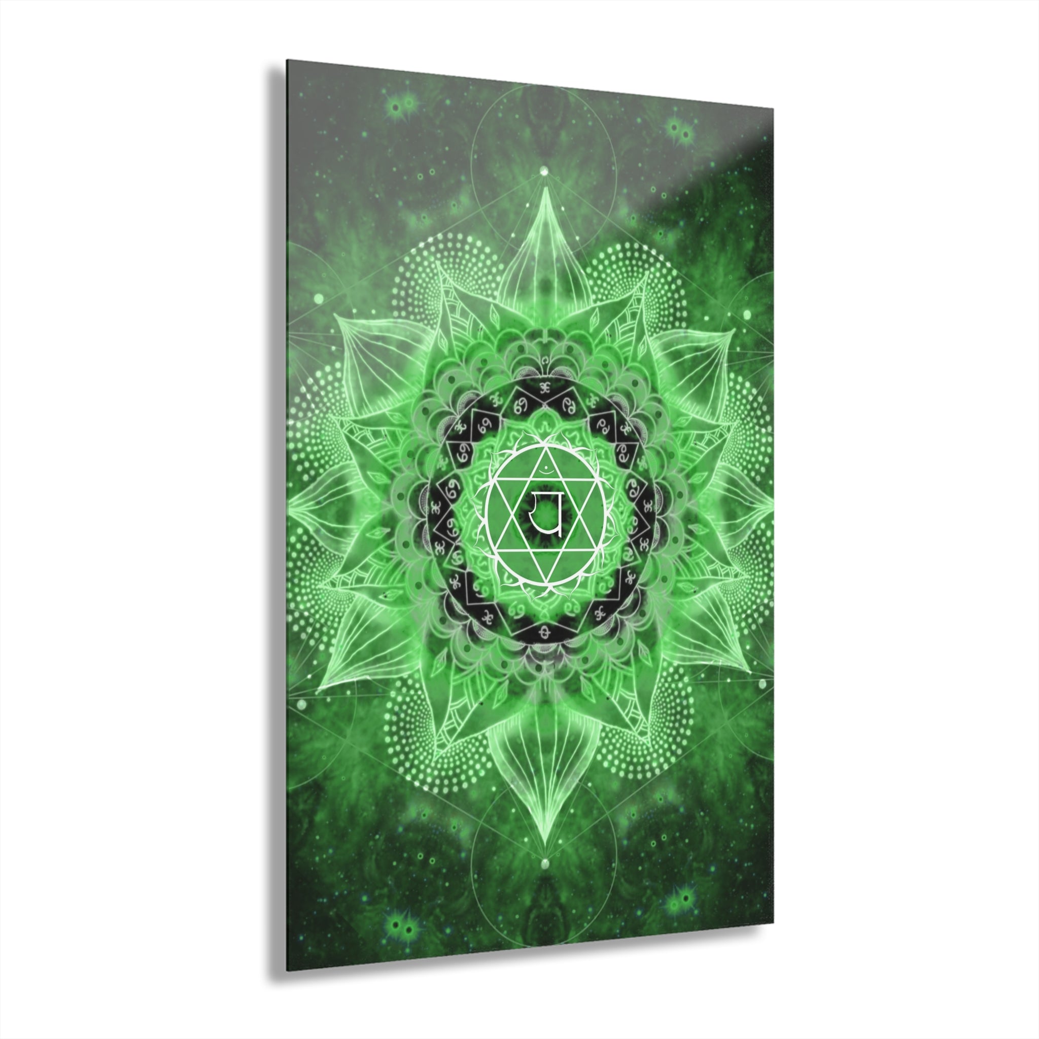 Anahata Meditations Acrylic Print (French Cleat Hanging)