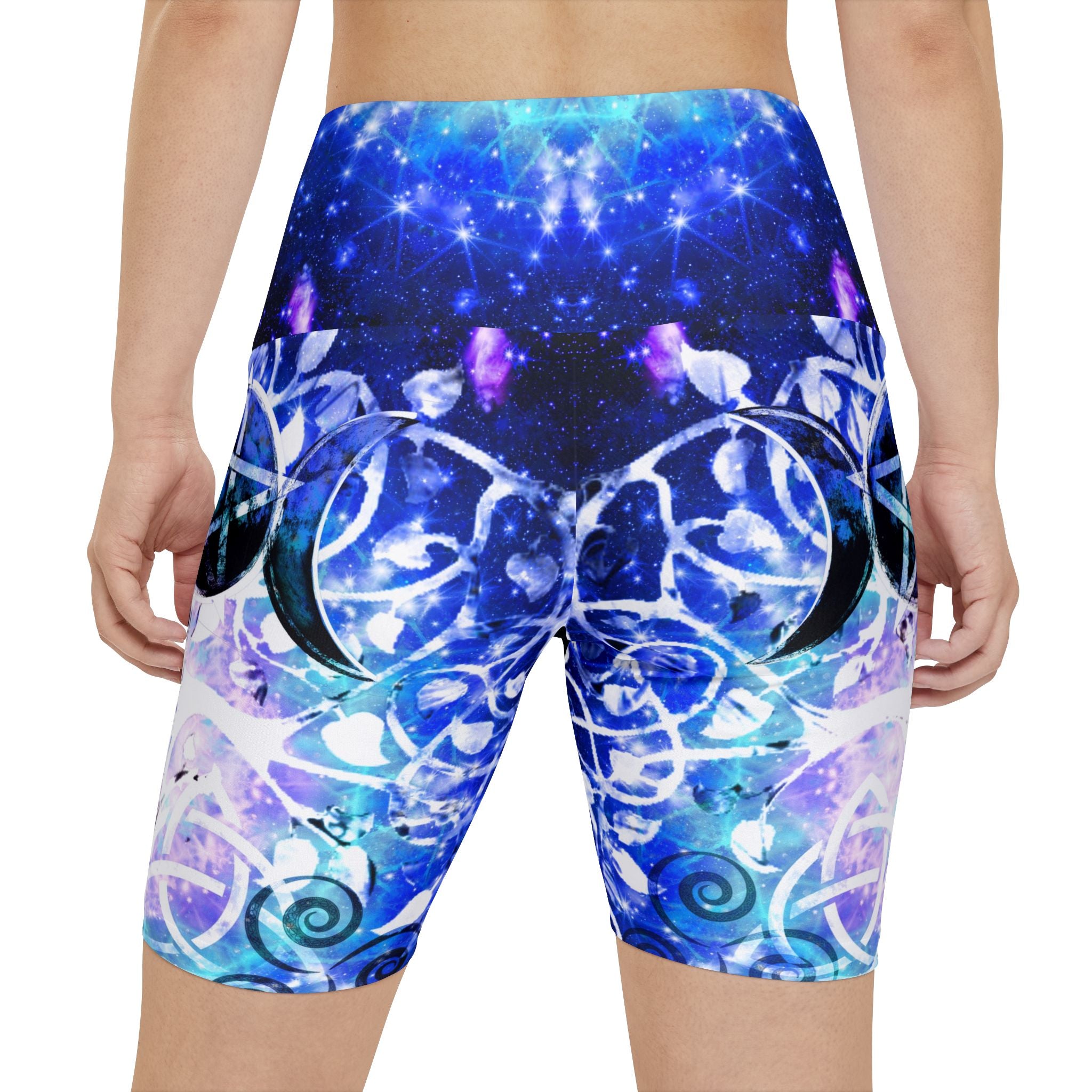 Amen Jin's Katerina's Eros & Psyche Celtic Meditations Women's Workout Shorts