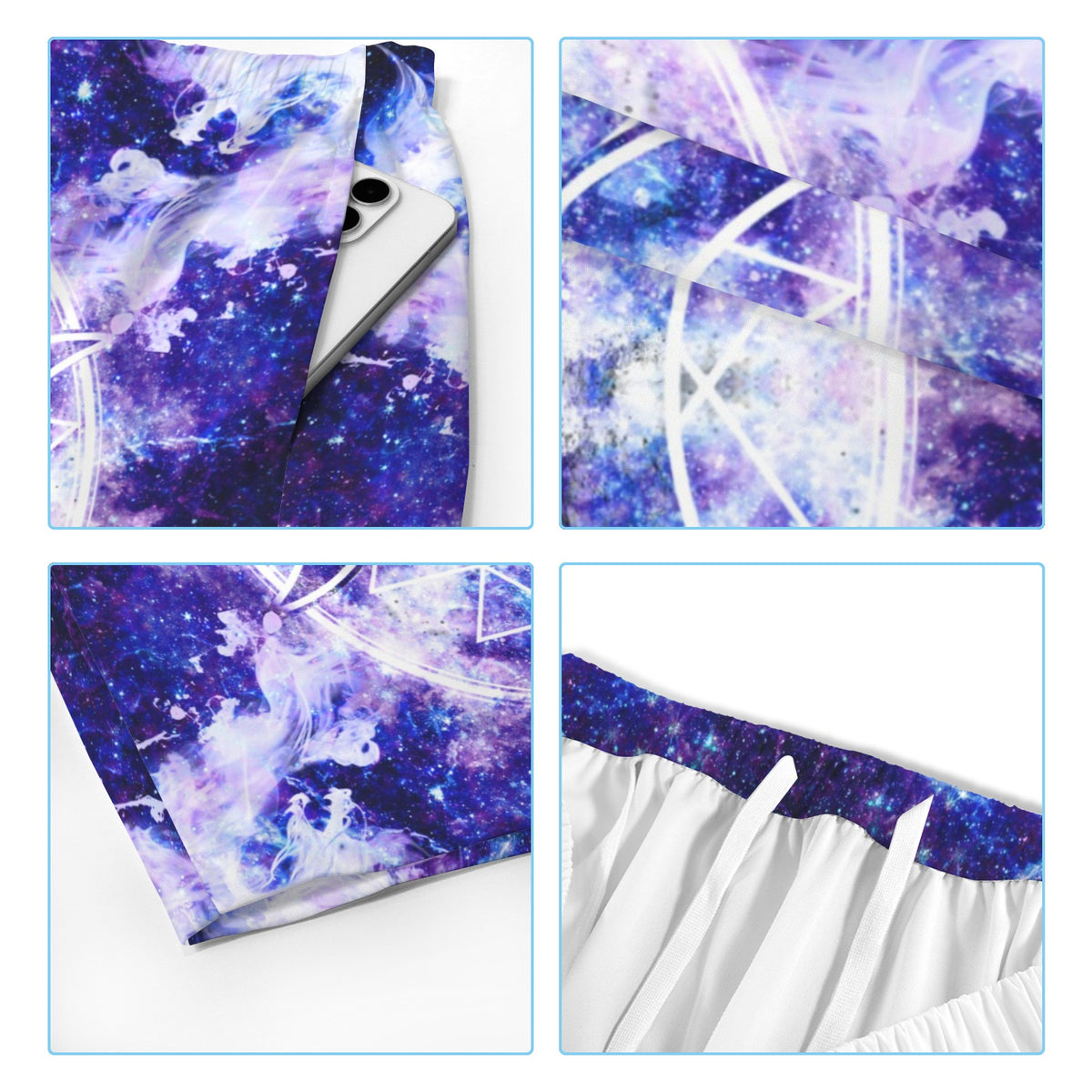 Amen Jin's Katerina's Dracularian Dragoness Triple Goddess Meditations Men's All Over Print Beach Shorts (Sets 26) | Ships from USA